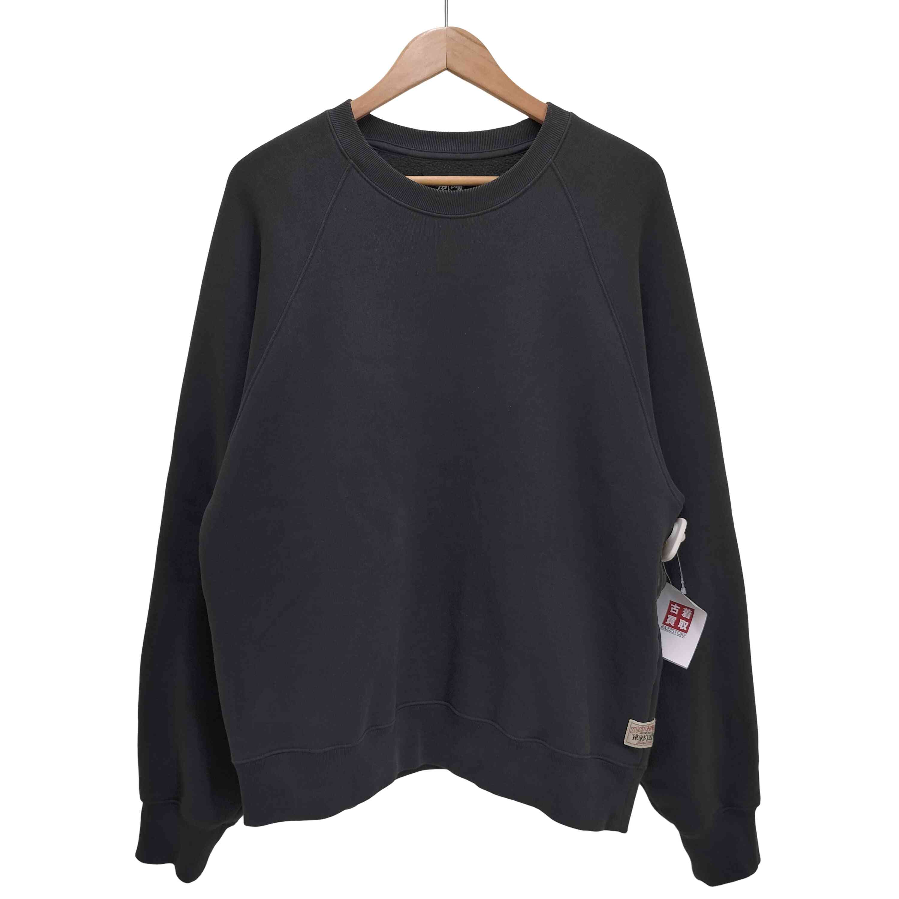 【中古】ステューシー Stussy RELAXED CREW 15.8薬局衡オンス ヘビーウェイト 綿織物雑ぜ合わせる クルーネックスウェットシャツ メンズ import：L