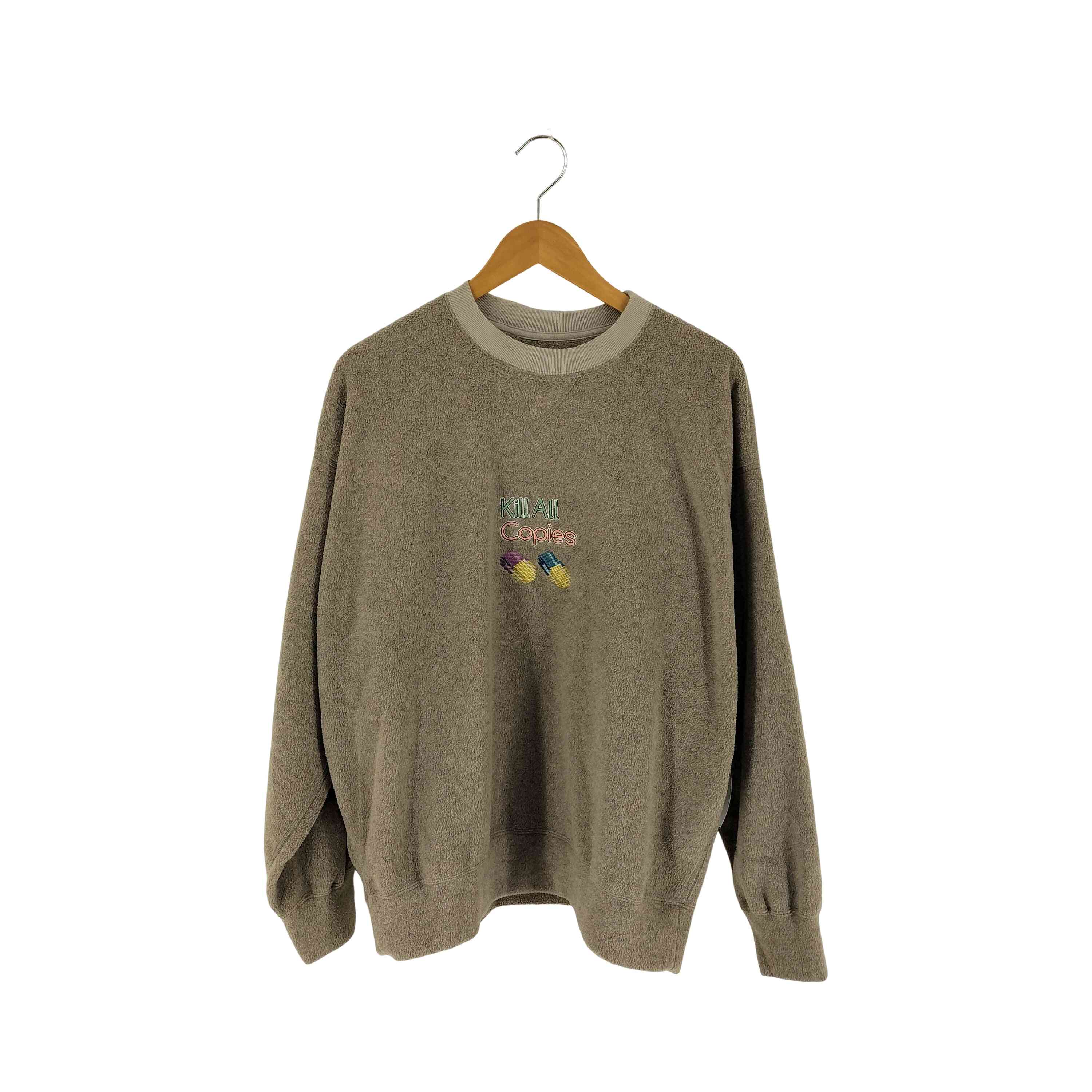 【中古】オー O- O.C.R.L. ULTIMATE FREE SWEATSHIRT フリースプルオーバー メンズ JPN：L