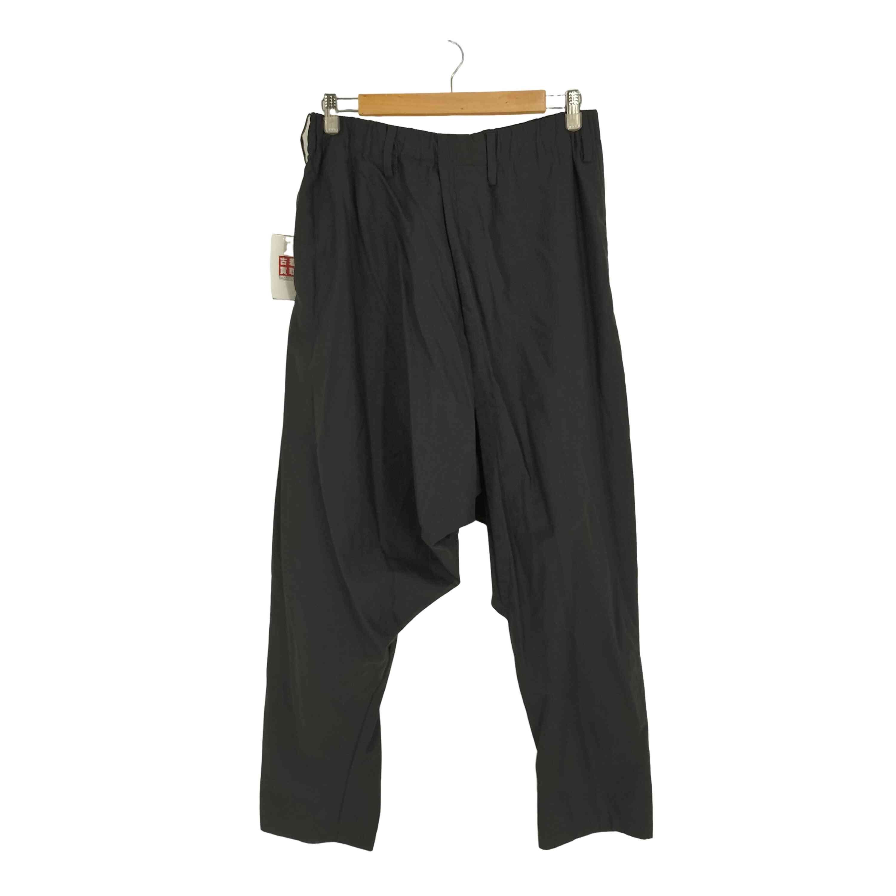 [美品] size2 HOMME PLISSE サルエルパンツ グレー size2] HOMME PLISSE サルエルパンツ グレー イッセイミヤケ