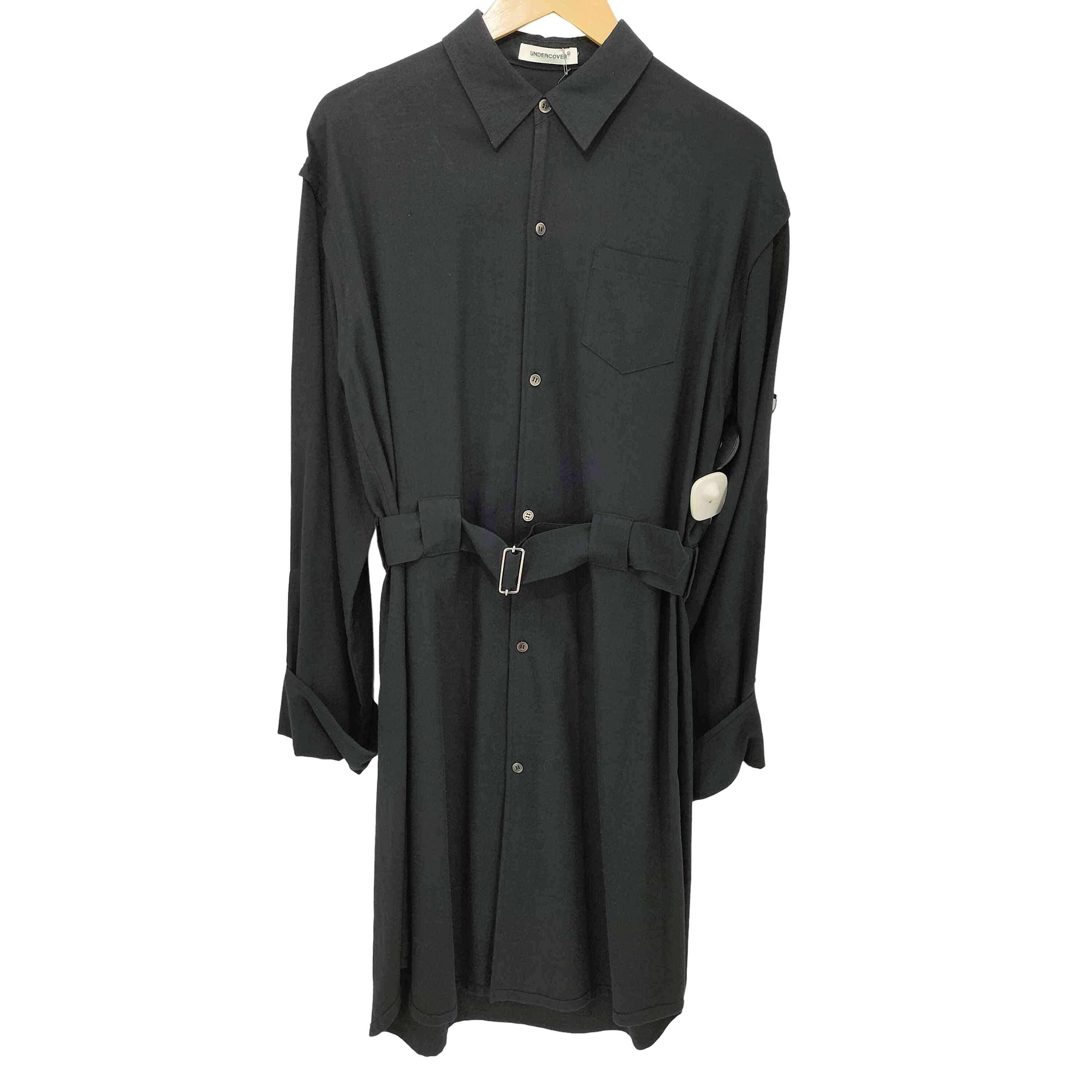 【中古】アンダー覆いかぶせる UNDERCOVER 25AW D-RING BELTED SHIRT D輪っか 呼びりんテッド プルオーバー レディース JPN：1