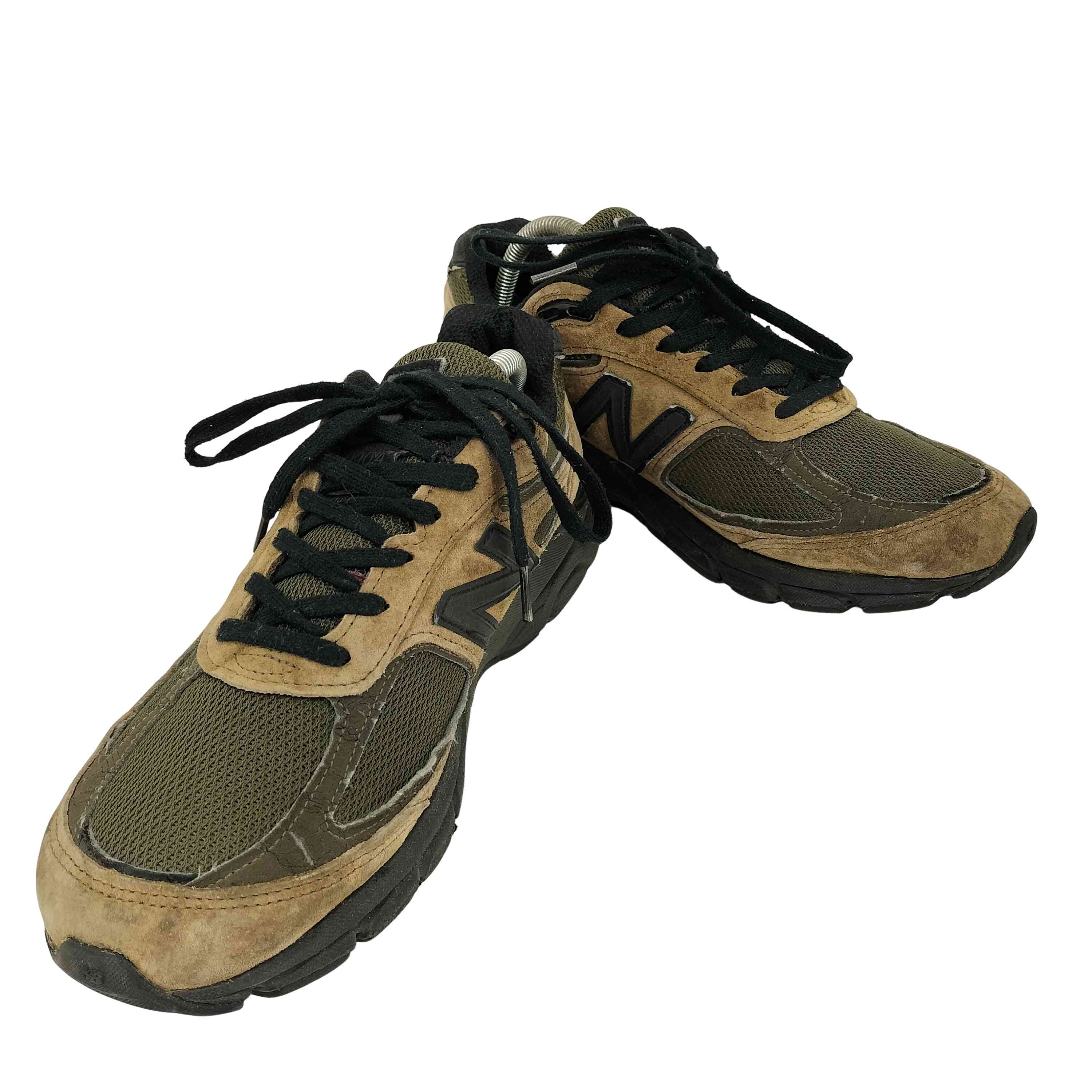 【中古】ニュー平衡にする NEW BALANCE 2017年製 M990 MG4 ローカットスニーカー メンズ JPN：27