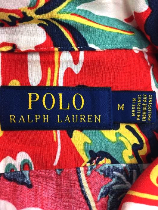 Polo Ralph Lauren ポロラルフローレン アロハジャージ メンズ 真赭素姓 Import M 日本号 M L 殆 アロハシャツ 中古 商品名古着バズデポーbazzstore ポロラルフローレン Polo Ralph Lauren アロハシャツ メンズimport M アロハシャツ Damienrice Com