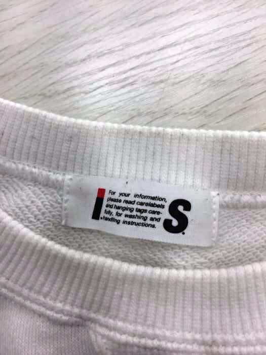 I S Tsumori Chisato アイエスツモリチサト 汗水 スウェットシャツ メンズ 白系 Jpn 2 日本大きさ M L 少なからず 翻刻 イッセイスポーツロゴ スウェット 中古 ブランド古着バズ販売店bazzstore アイエスツモリチサト I S Tsumori Chisato スウェット