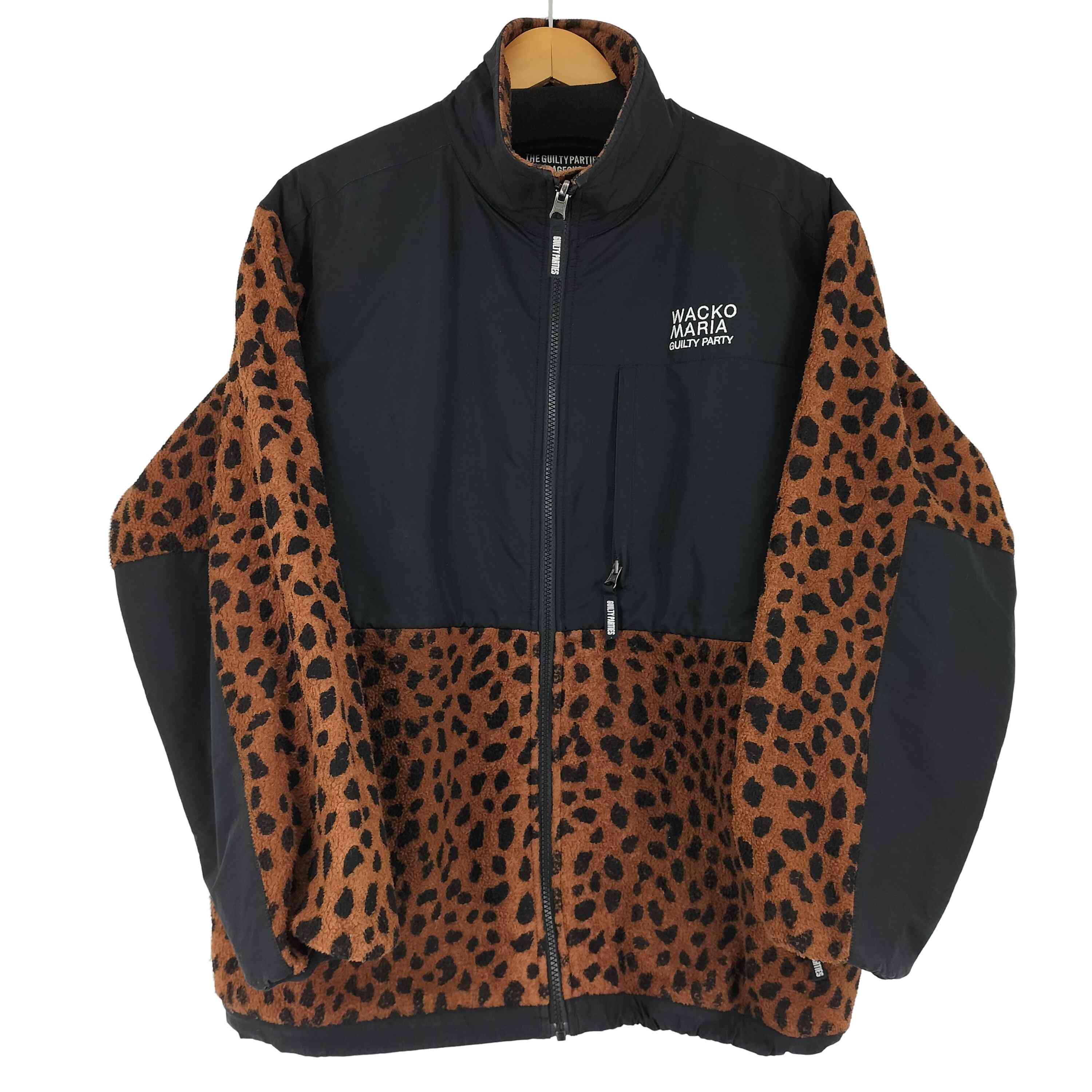 WACKOMARIA レオパードボアフリースフーデッドジャケット 21FW WACKO MARIA/ワコマリア/REVERSIBLE LEOPARD BOA FLEECE JACKET