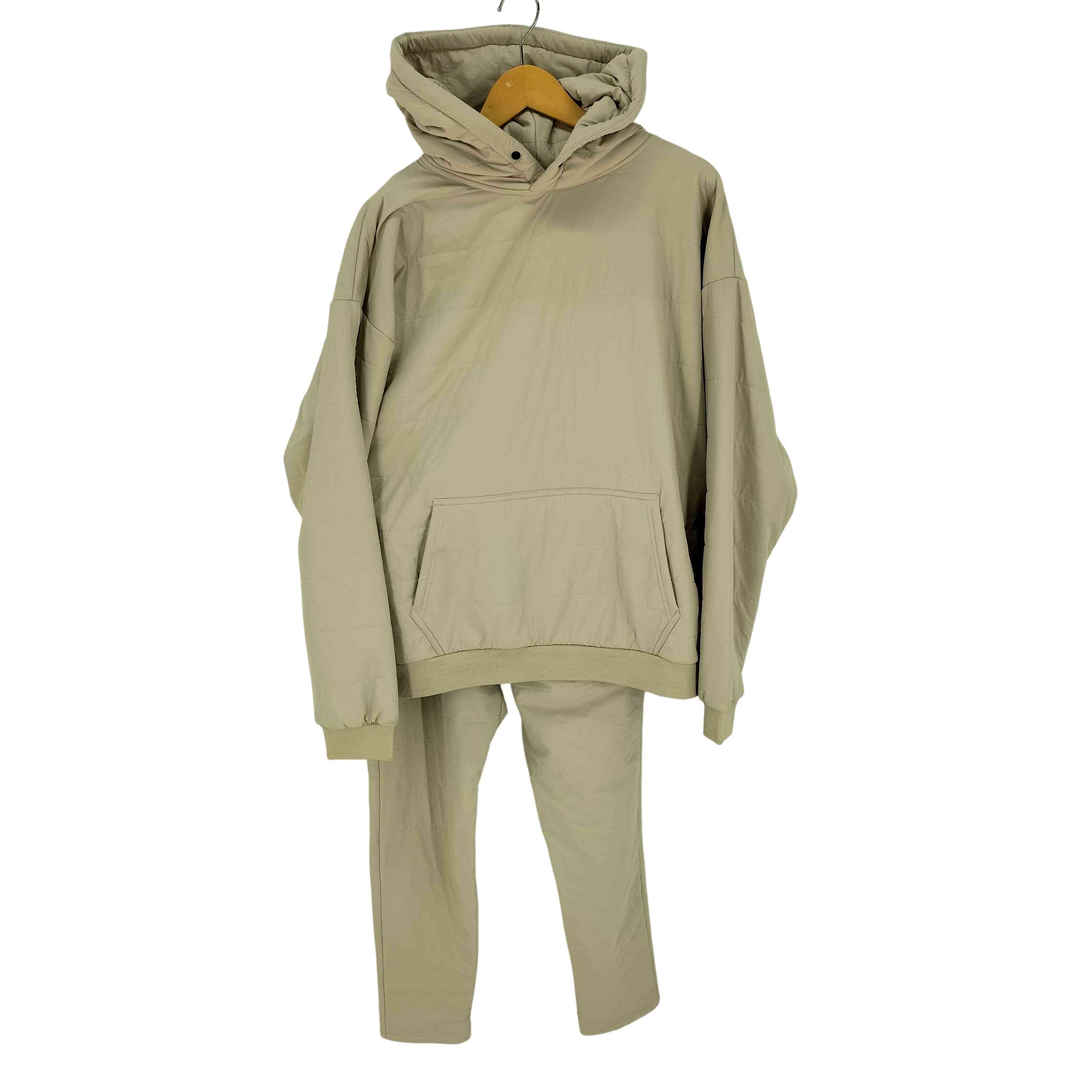 【中古】ユーズドフルギ USED古着 ARMYRICH 裏ボアストレッチキルティングパーカーセットアップ メンズ JPN：XL