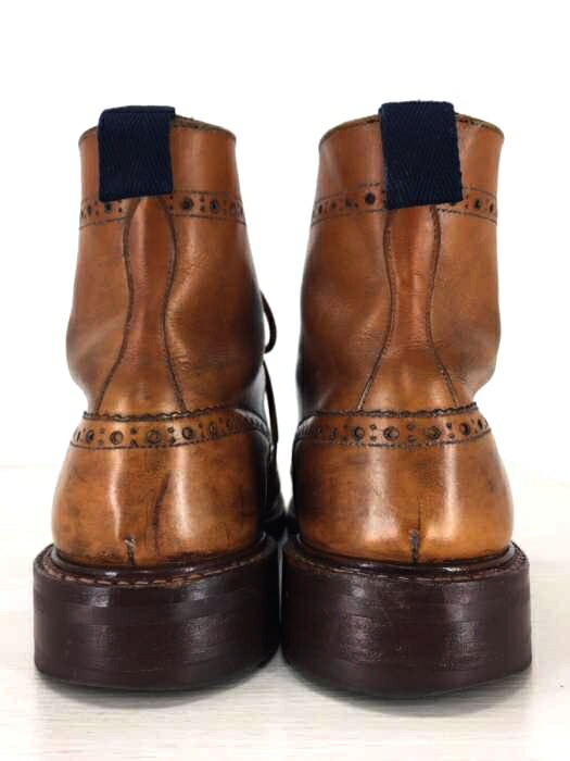 Trickers トリッカーズ カントリーブーツ メンズ 茶系 Uk 9 5f 日本大きさ 28cm 割りかた Malton Country Boot モールトン ウィング手当 ブローグシューズ 中古 商標古着バズ店舗bazzstore Cannes Encheres Com