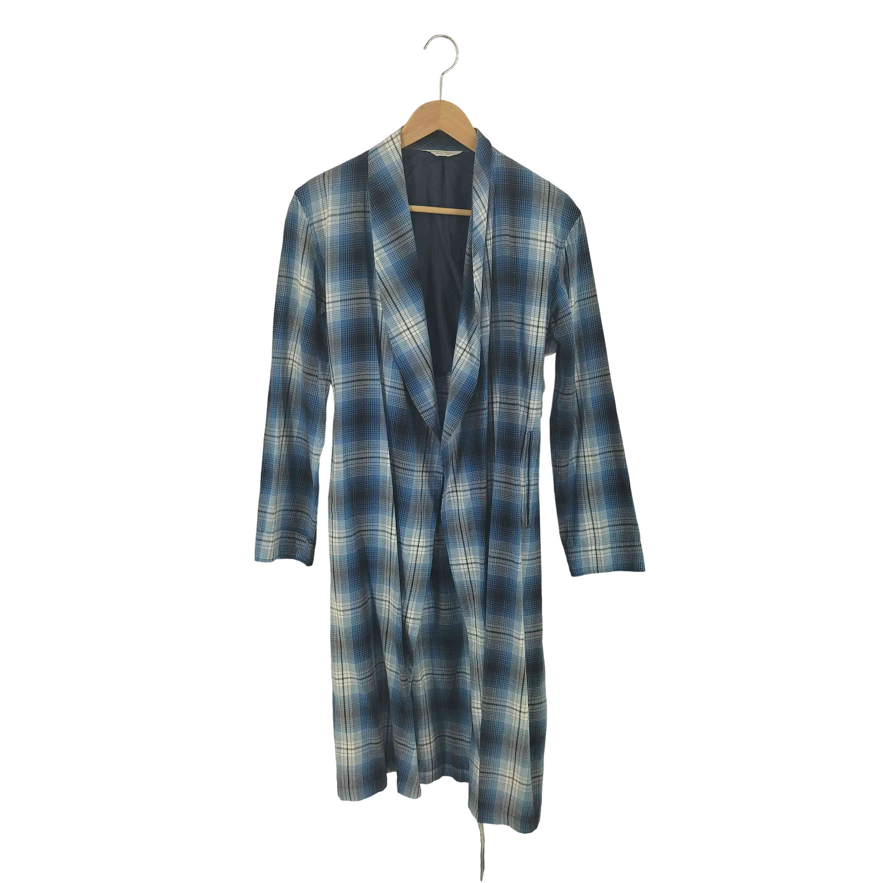 【中古】アンユーズド UNUSED 15SS CHECK GOWN COAT メンズ JPN：1