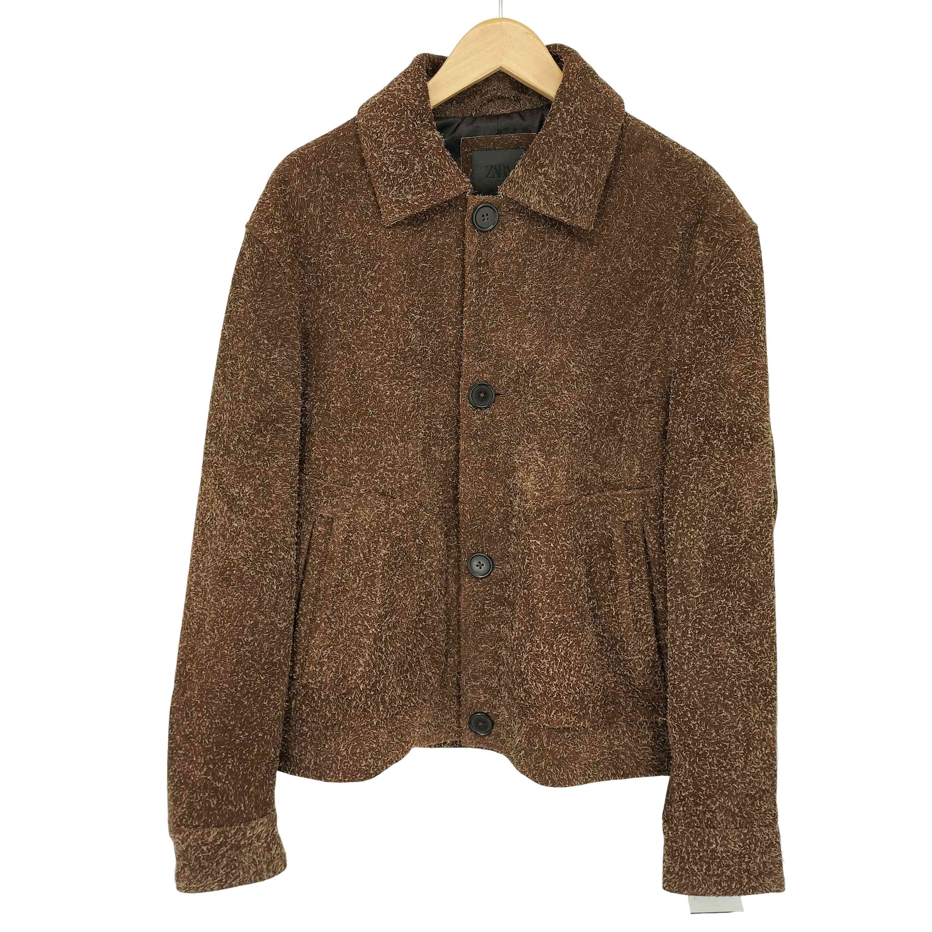 楽天市場】6118新品☆ザラ・ZARA☆革ジャン レザージャケット☆茶