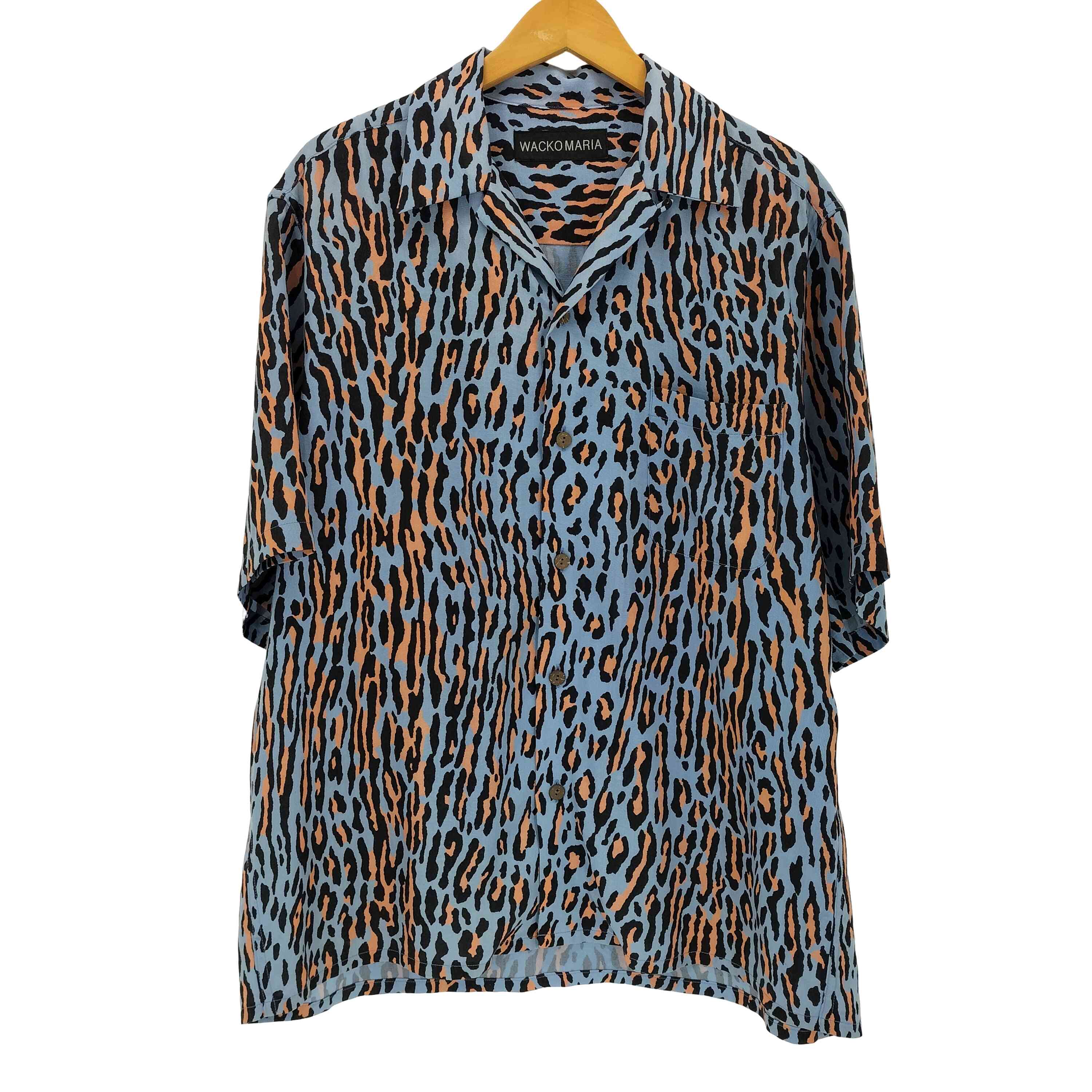 【中古】ワコマリア WACKO MARIA 25SS レオパード ハワイアン アロハシャツ メンズ JPN：S