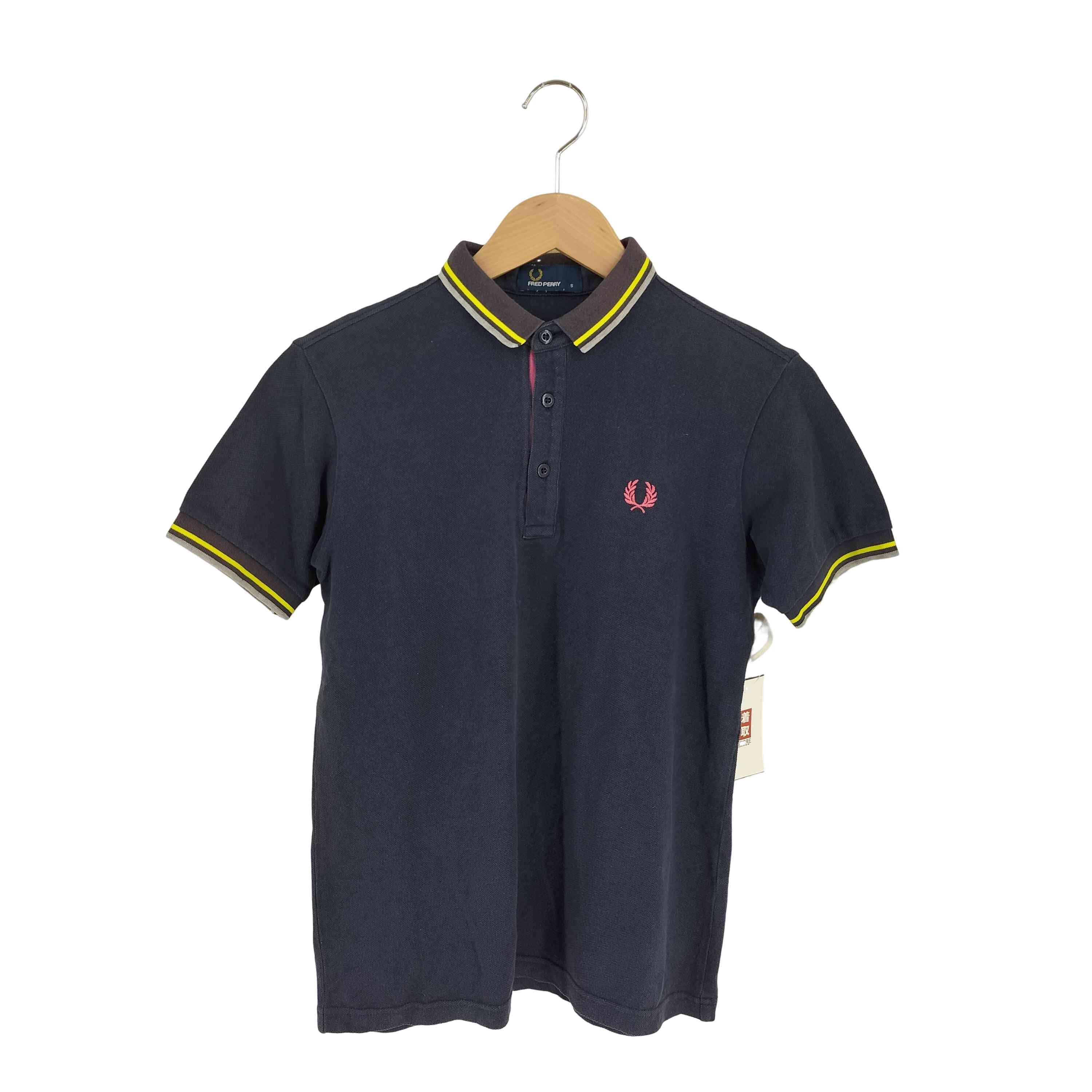 【良品】コムデギャルソンシャツ　フレッドペリー　ペンキユニオンジャックポロシャツ 良品】コムデギャルソンシャツ フレッドペリー ペンキユニオン