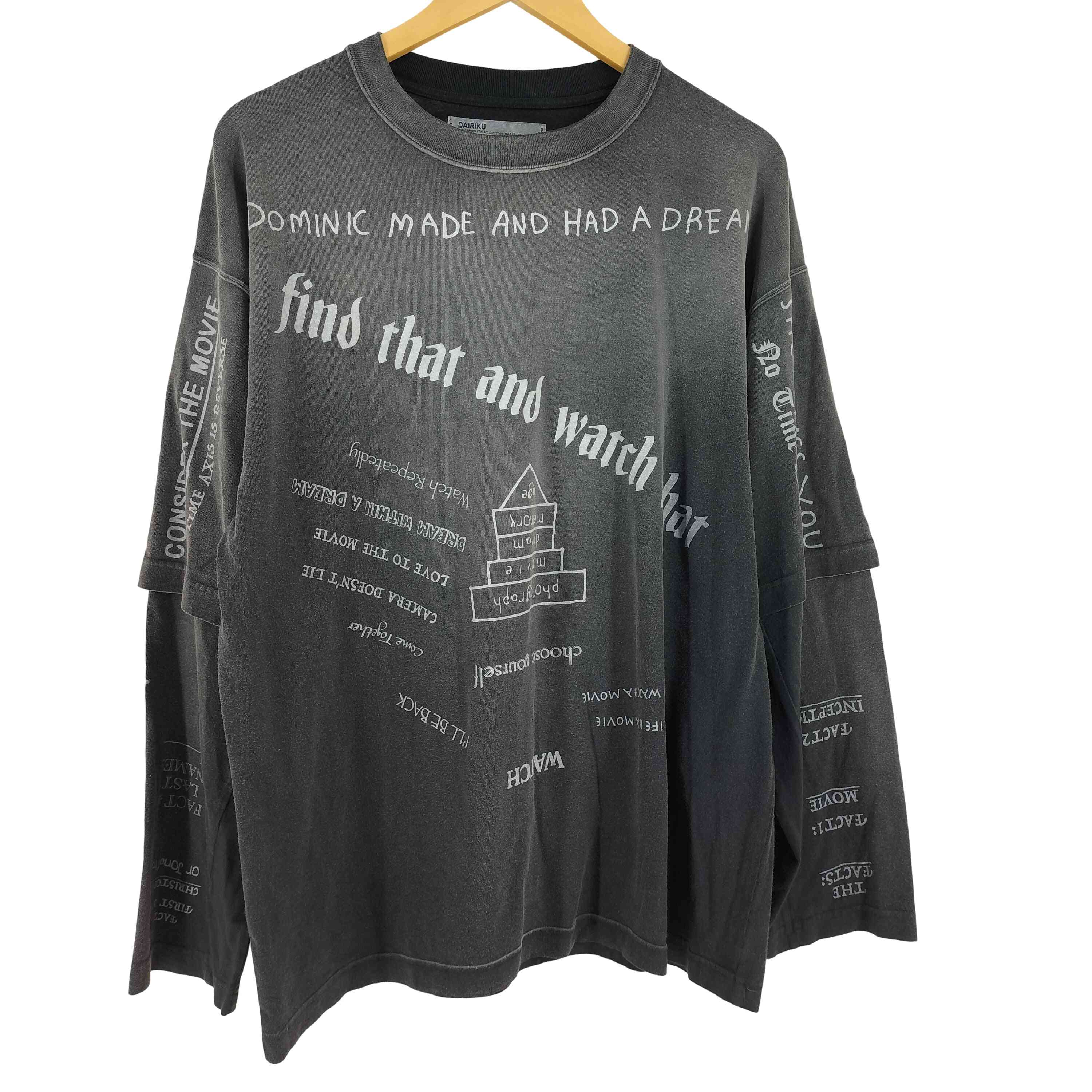 【中古】ダイリク DAIRIKU TATTOO Switching TEE メンズ  M