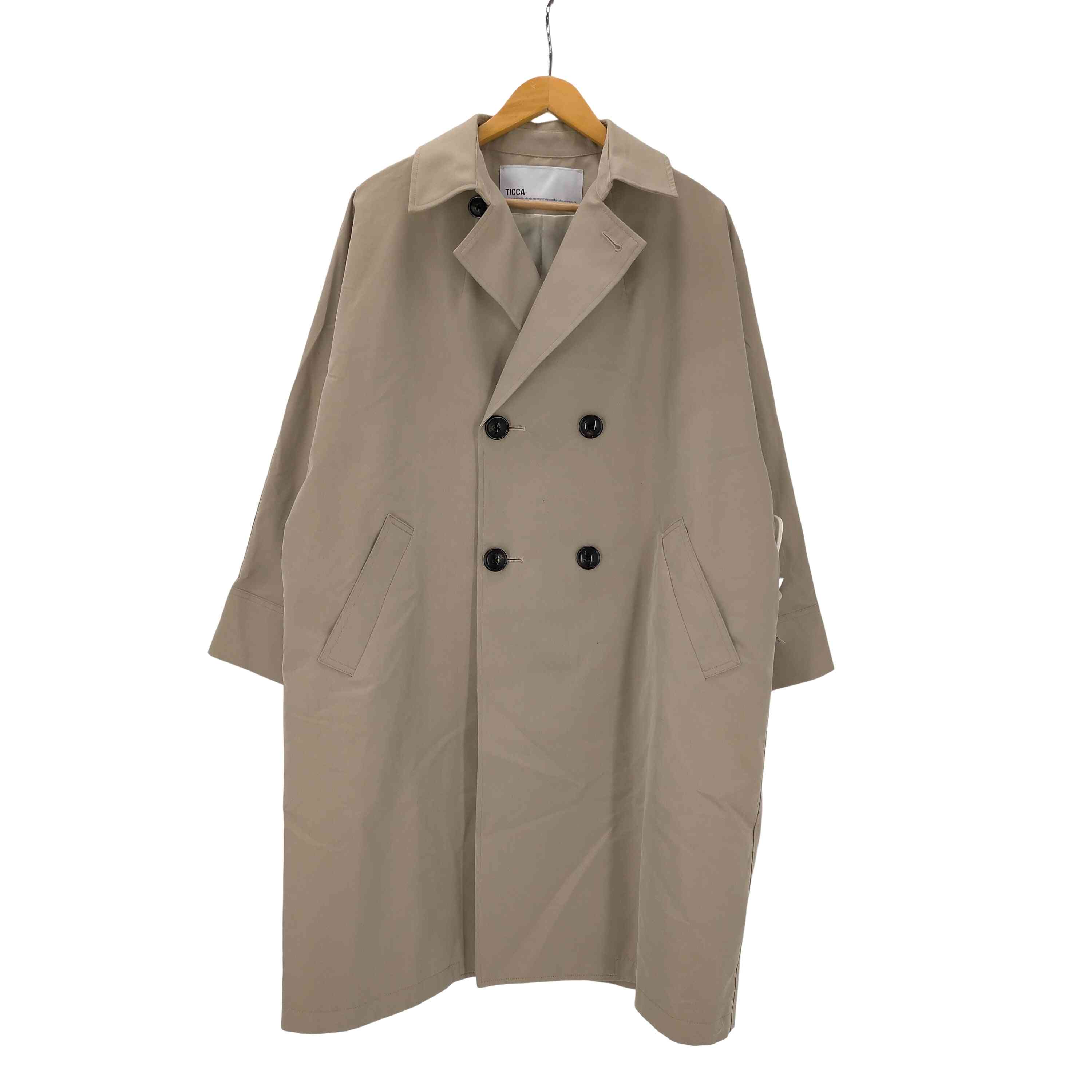 【中古】ティッカ TICCA 26SS テント トレンチ コート レディース JPN：1