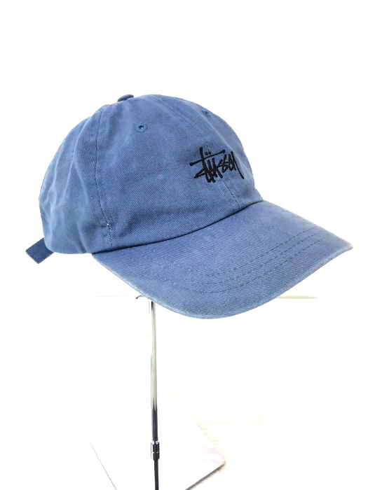楽天市場 Stussy ステューシー キャップ帽子 メンズ 青系 6パネルローキャップ 中古 ブランド古着バズストアbazzstore 2411 Bazzstore ブランド古着バズストア