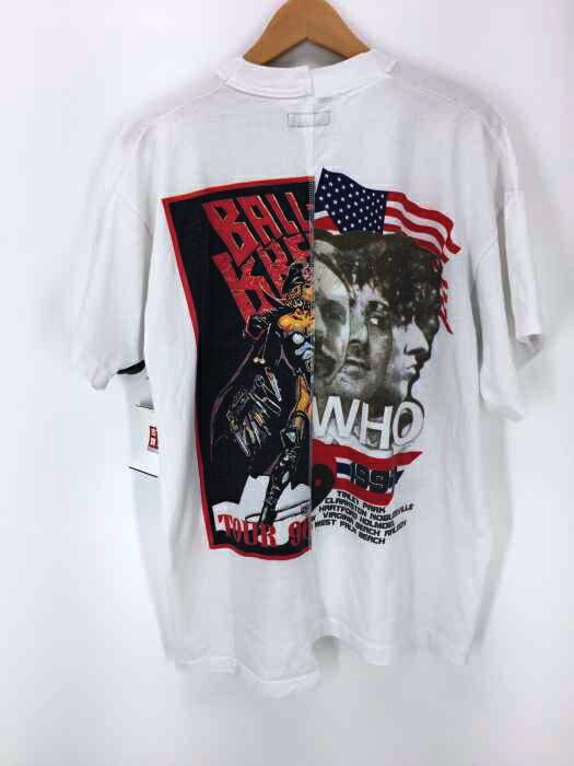 Hurray Hurray フレイフレイ 海員頸tティーシャツ メンズ 白系 Composition Remake Band T Shirt 中古 ブランド名古着バズストアーbazzstore フレイフレイ Hurray Hurray クルーネックtシャツ メンズ Composition Remake Band T Shirt Damienrice Com
