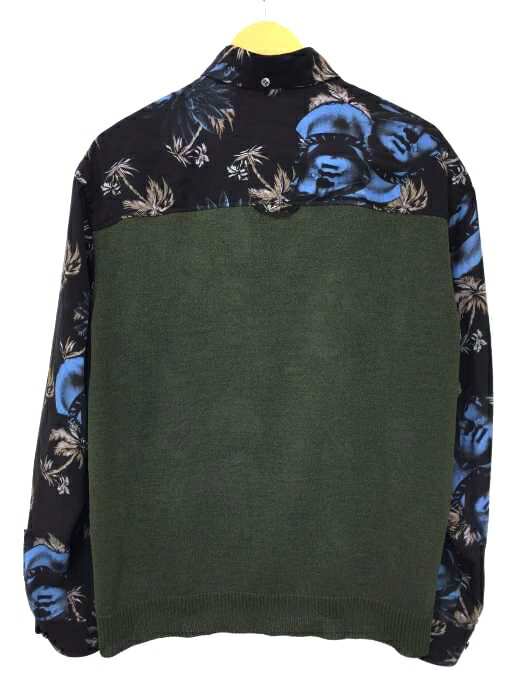 Undercover アンダー埋め合わす シャツ メンズ 21年頃プリンタン九夏新作 翠編成 青味系 Jpn 42 日本大いさ Xs S 非常に へんちくりんねた変動 総心根シャツ 中古 商標名古着バズストアbazzstore Silk Music Com