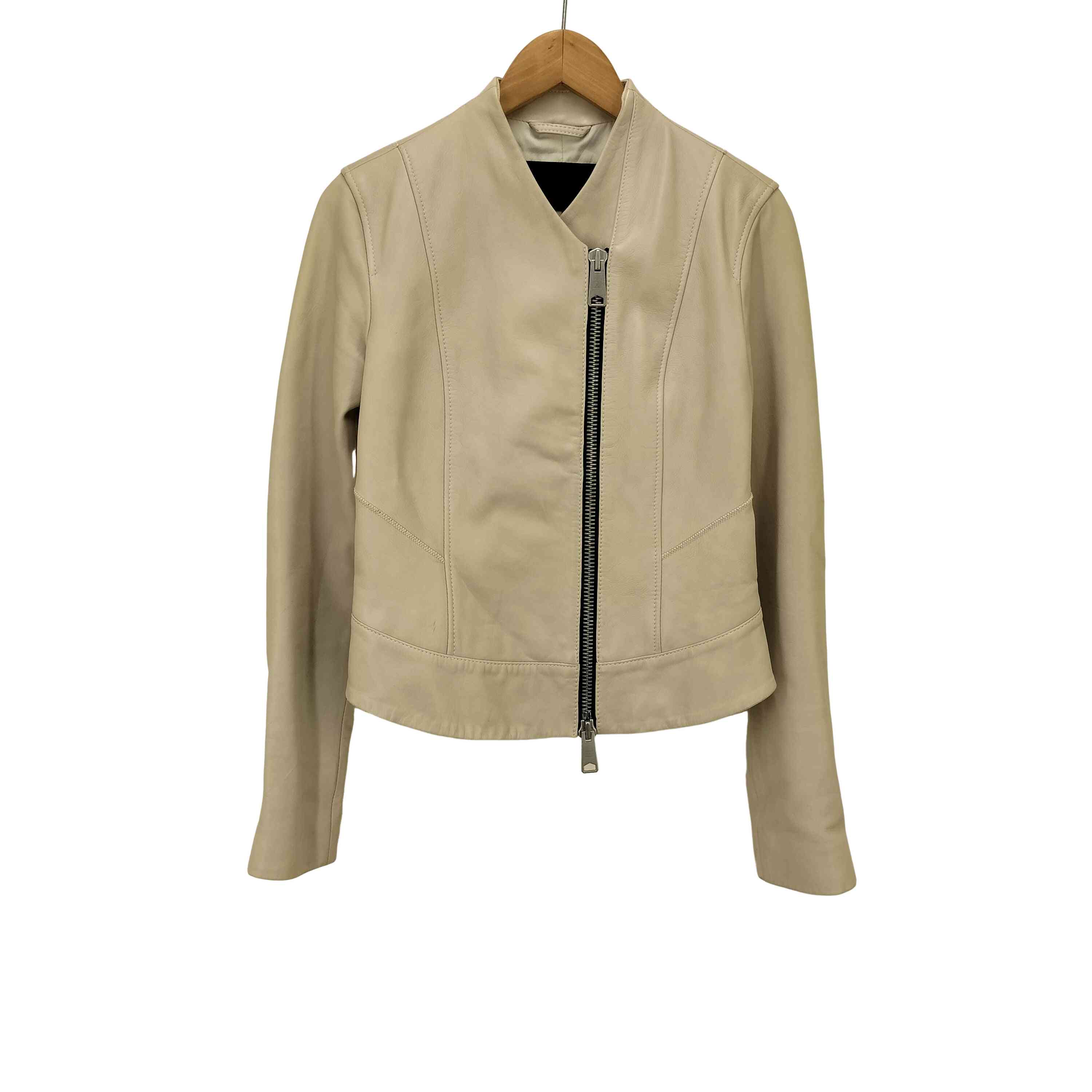 新品未使用品　タグつきALLSAINTS スリムフィットラムレザージャケット レザージャケット | オールセインツ 公式オンラインストア