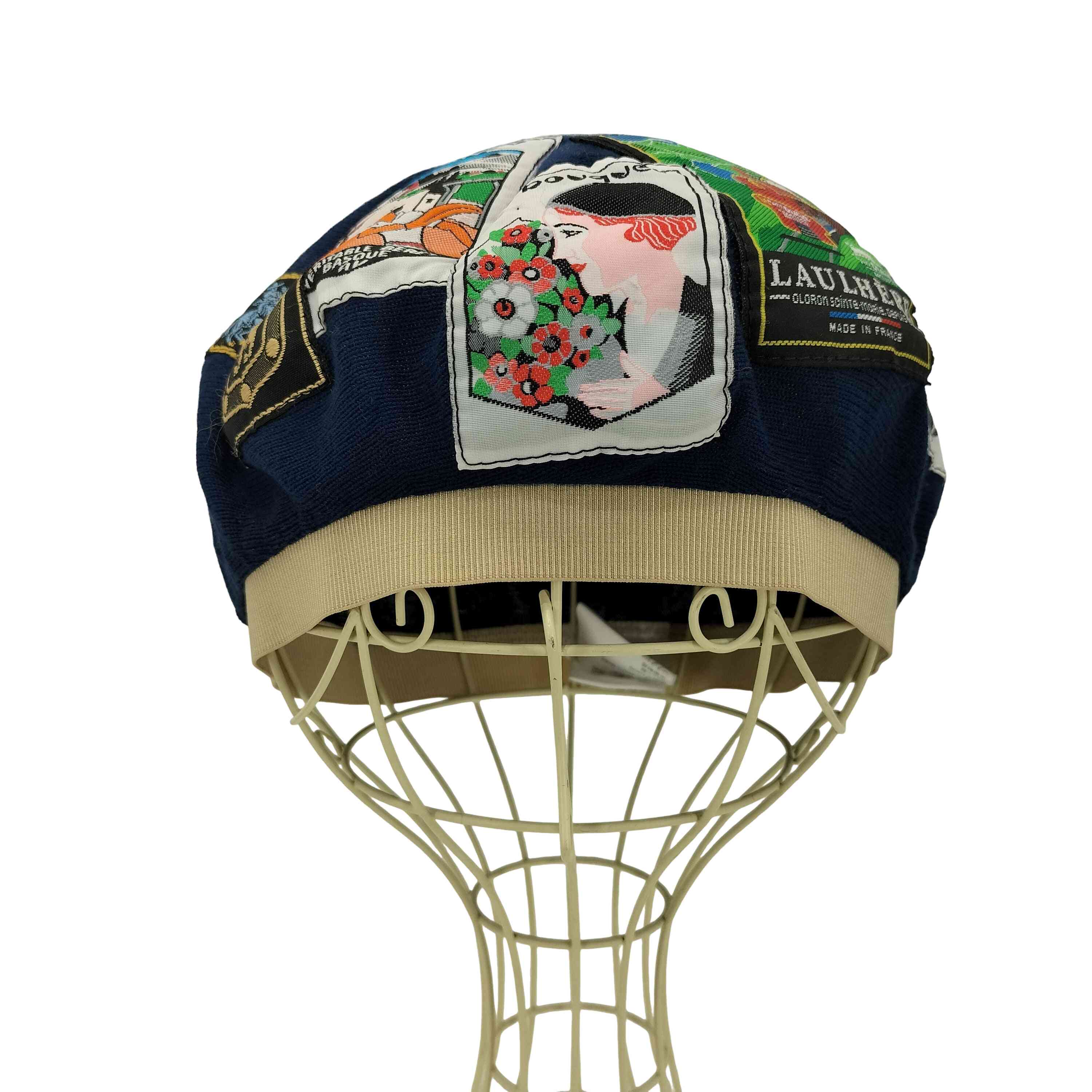 【中古】ローレール LAULHERE MILLESIME Blue Laulhere コットンバスクベレー レディース 表記無