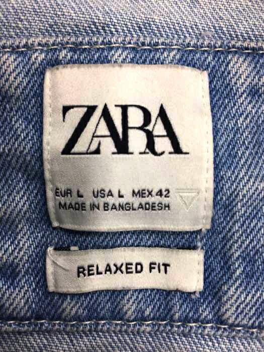 楽天市場 Zara ザラ デニムジャケット メンズ 青系 Import L 日本サイズ L Xl 相当 Relaxed Fit ダメージ加工デニムシャツジャケット 中古 ブランド古着バズストアbazzstore Bazzstore ブランド古着バズストア