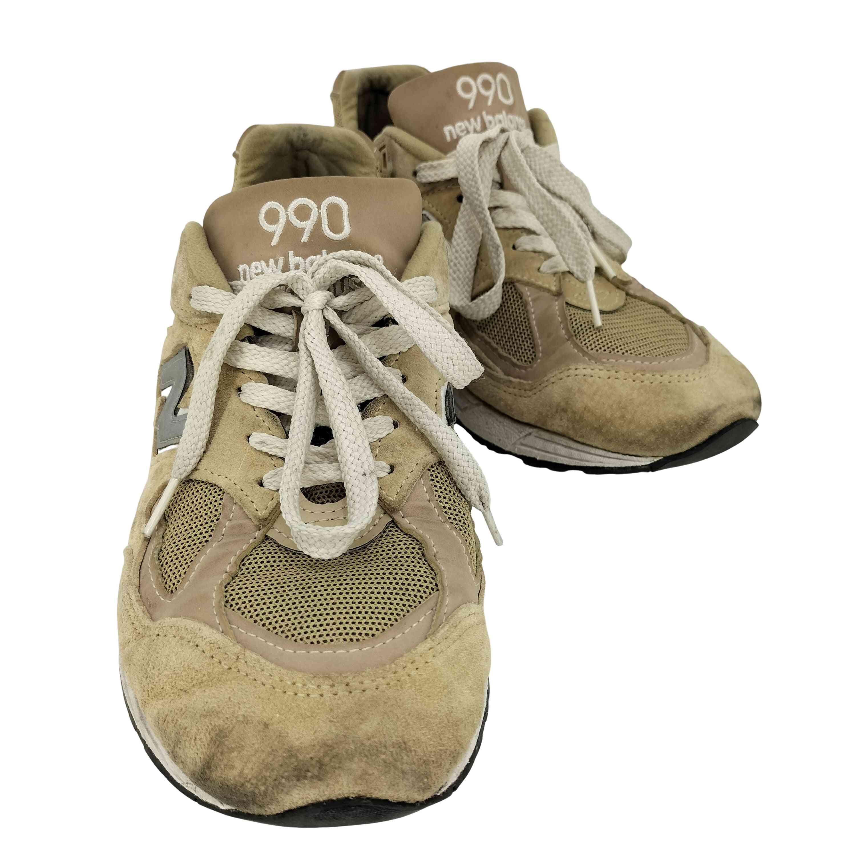 【中古】口づけ KITH MADE IN USA 990V2 Tan タン メンズ JPN：28