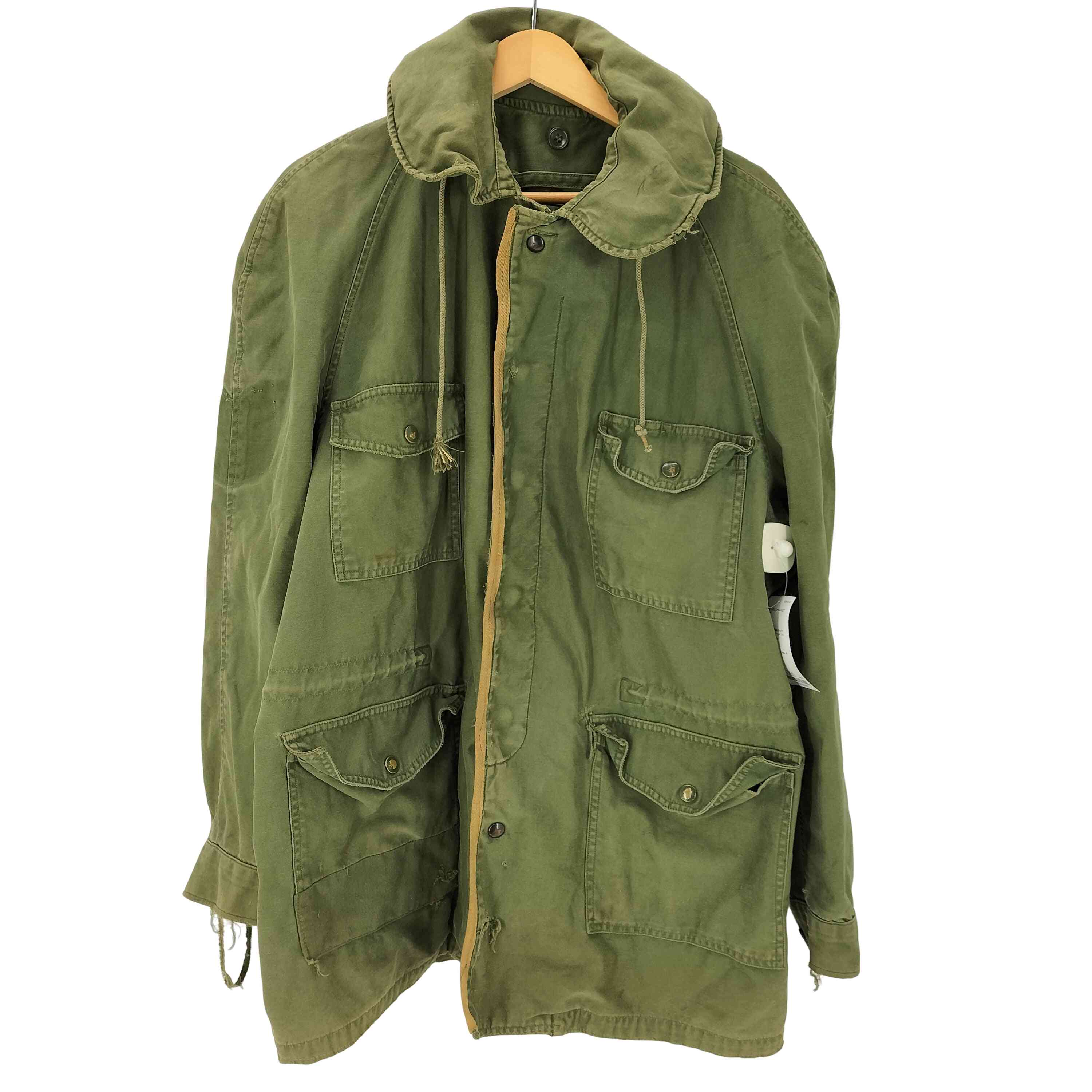 【中古】ユーエスエアーフォース U.S. AIR FORCE 50-60S アメリカ空軍 CONMAR ジッパー キャトル ジャケット フィールド ジャケット メンズ 表記無