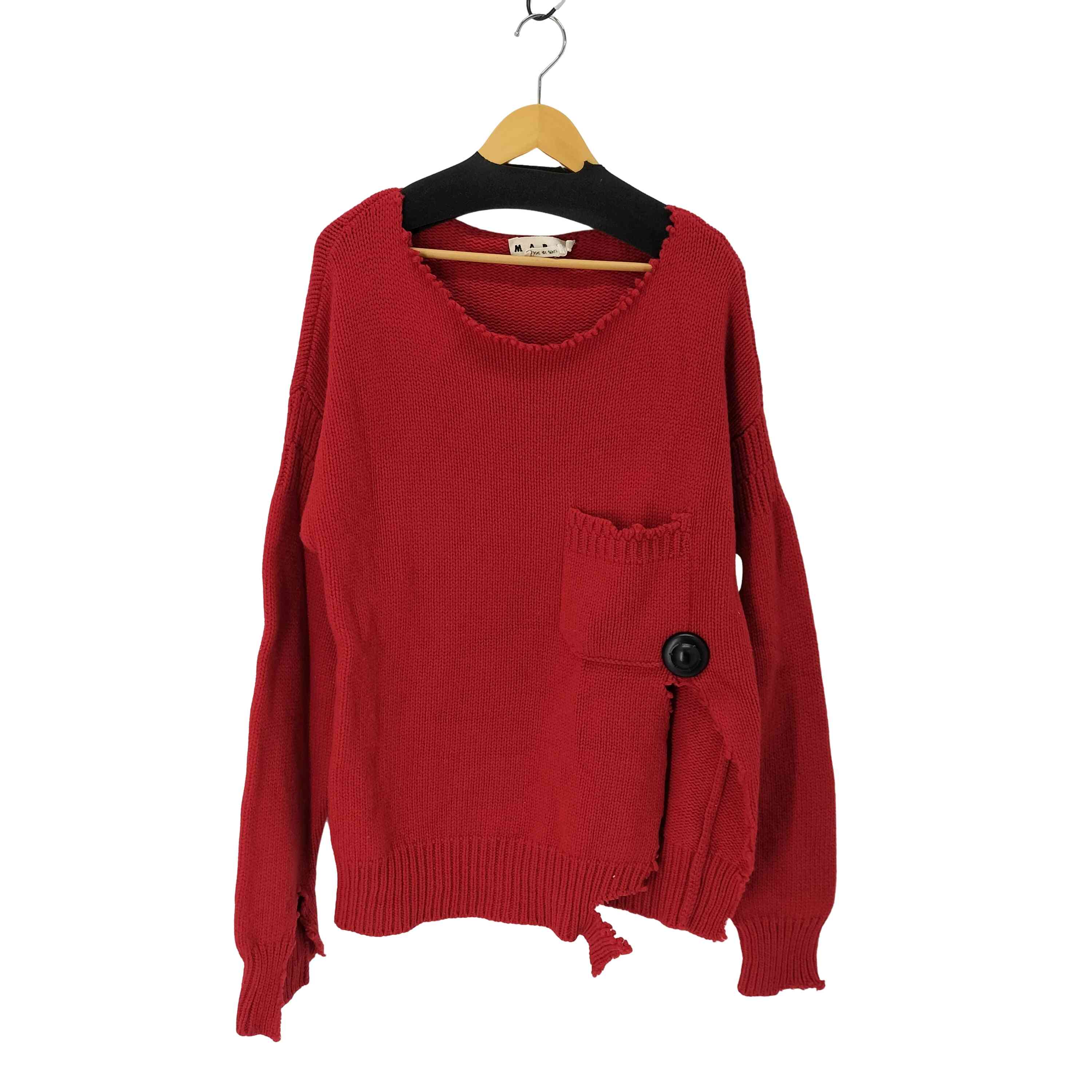 【中古】マルニ MARNI 20AW 不都合産業 羊毛編み物 メンズ FR：48
