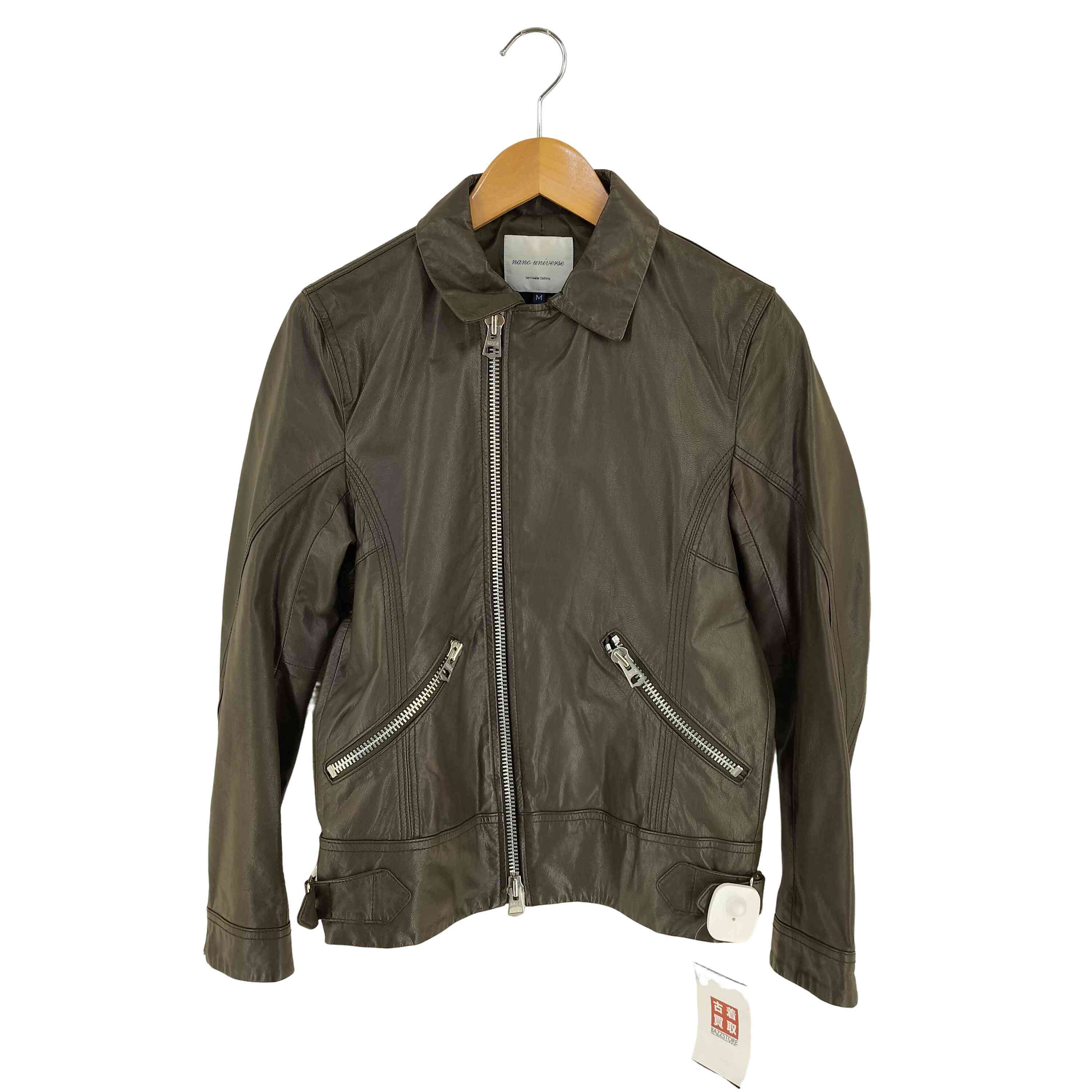 楽天市場】S【nano・universe GOAT SKIN LEATHER JACKET NUC23LO250GL