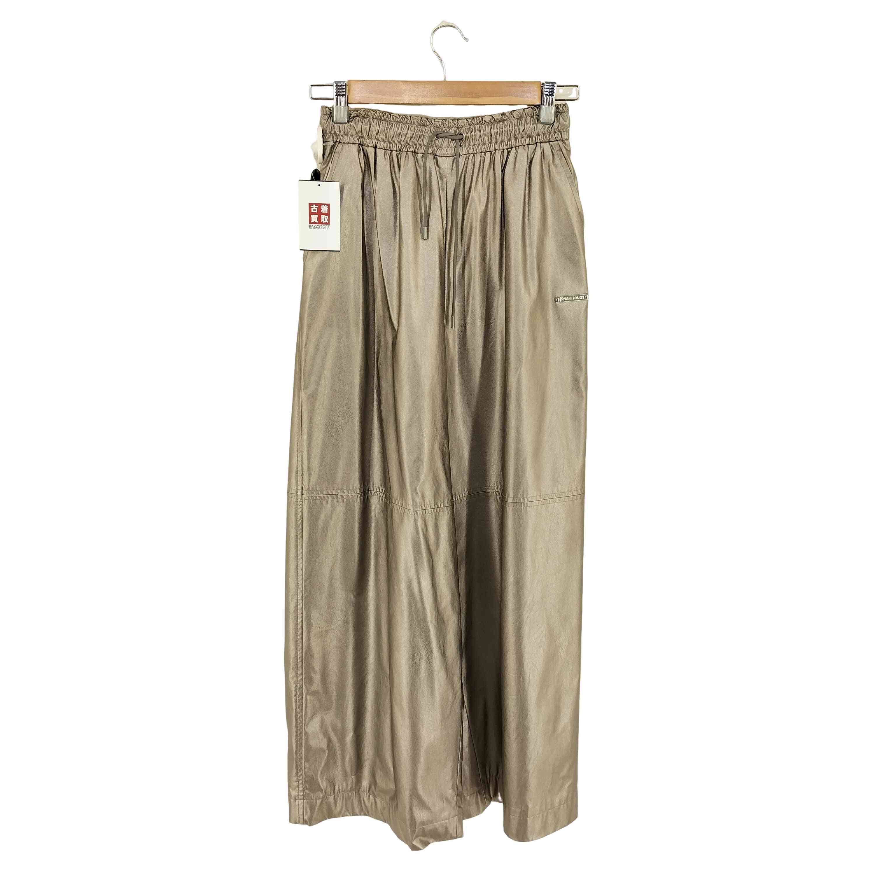 【中古】プランクプロジェクト PRANK PROJECT Synthetic Leather Voluminous Wide Pants レディース JPN:38