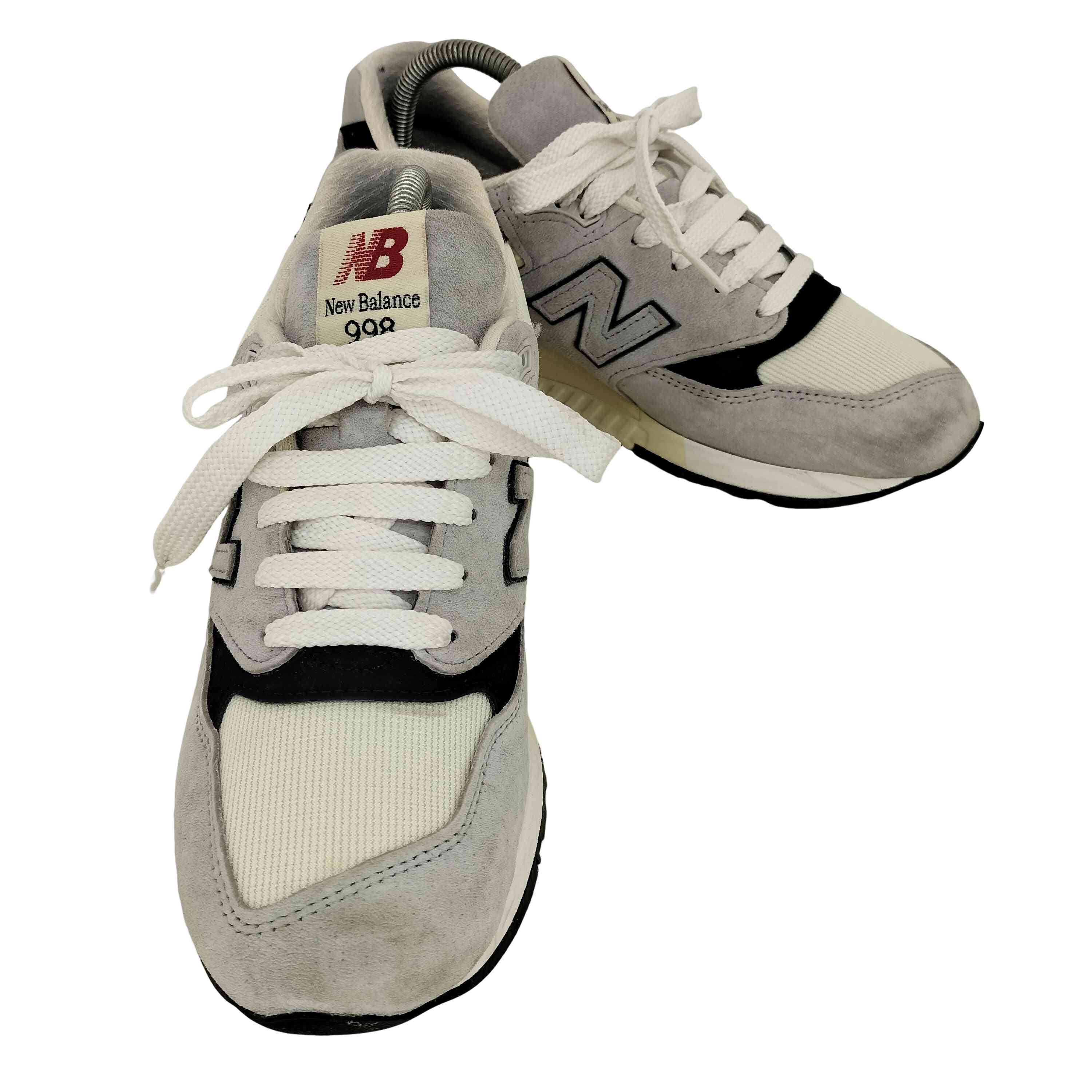 【中古】ニューバランス NEW BALANCE U998GB GRAY SUEDE MADE IN USA メンズ JPN：25