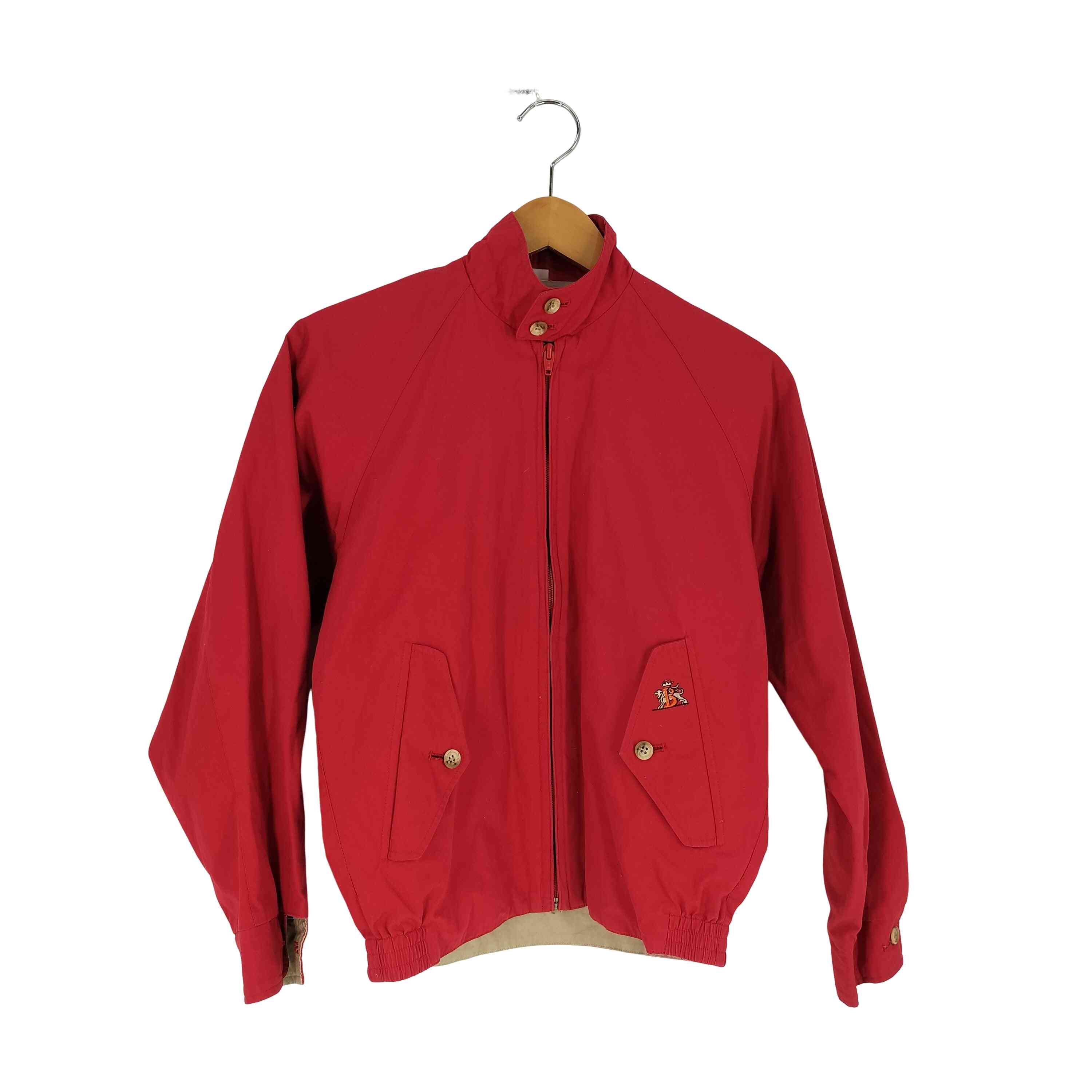 【中古】バラクータ BARACUTA 80s ロゴ刺繍 コットン G9 スウィングトップ ハリントンジャケット メンズ 表記無 |BAZZSTORE ブランド古着バズストア