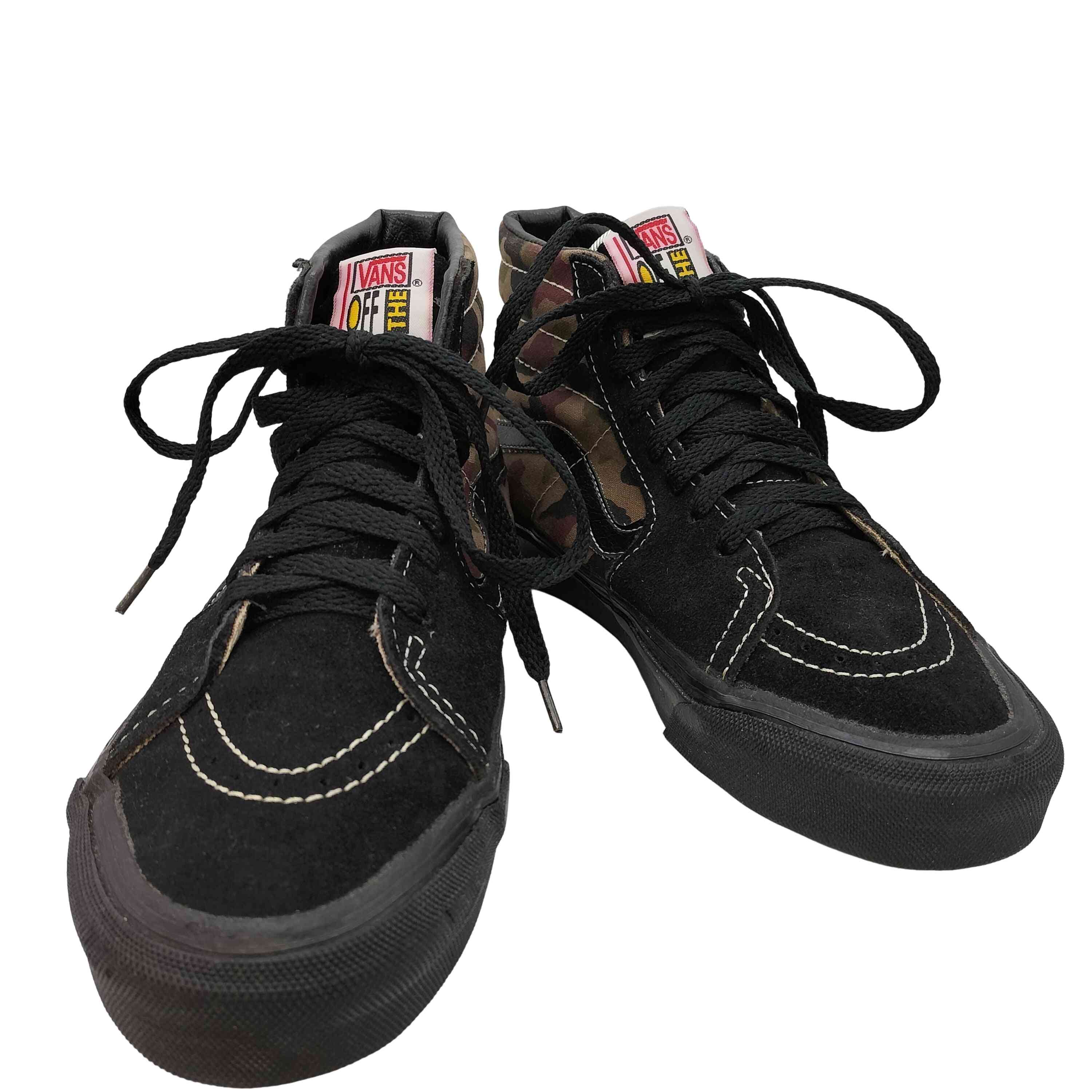 【中古】バンズ VANS 90S USA製 SK8-HI 合鴨柄 滑るご機嫌 メンズ 書きあらわす無