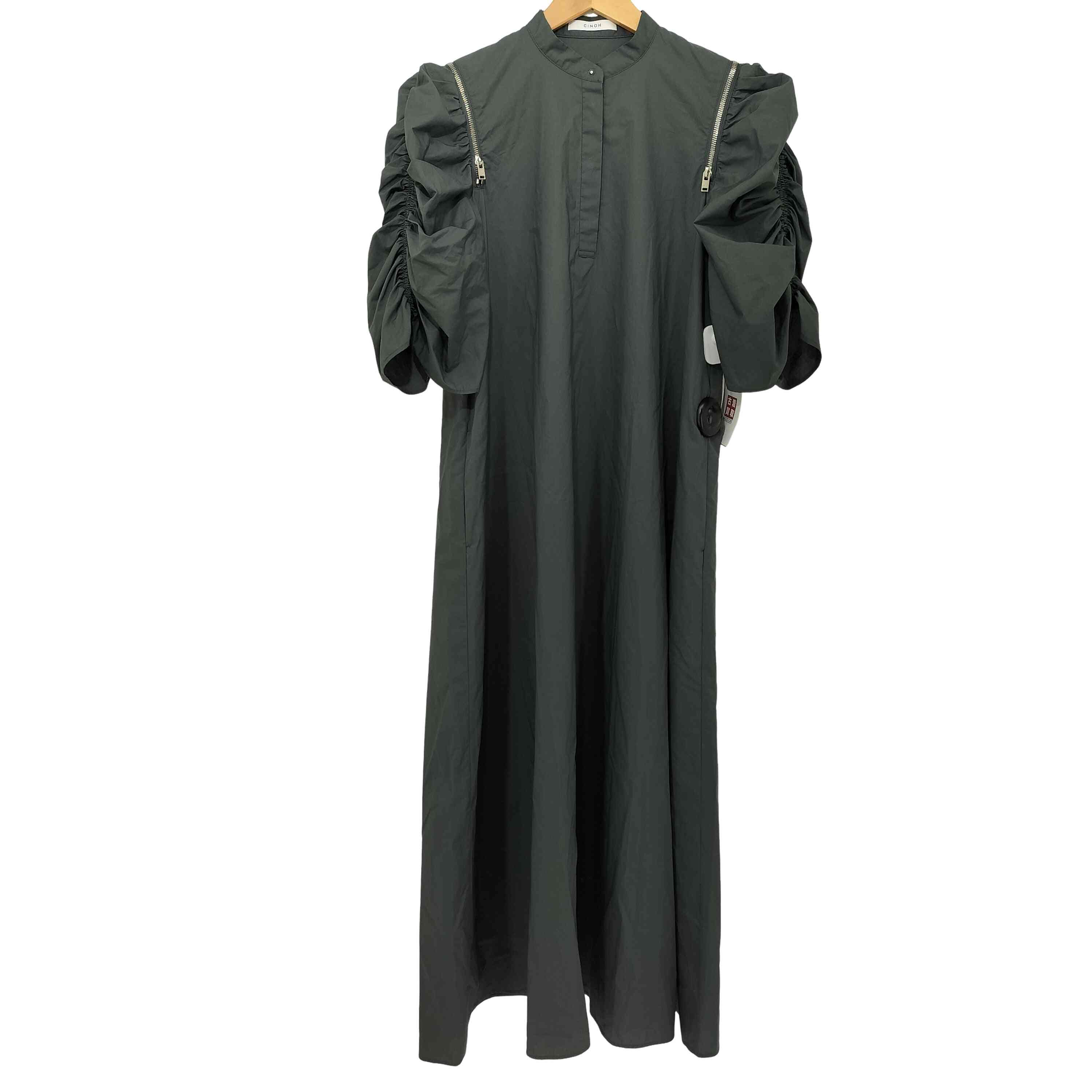 【中古】チノ CINOH 24SS THE TOKYO別注 GATHERED SLEEVE DRESS ギャザースリーブワンピース レディース JPN：38