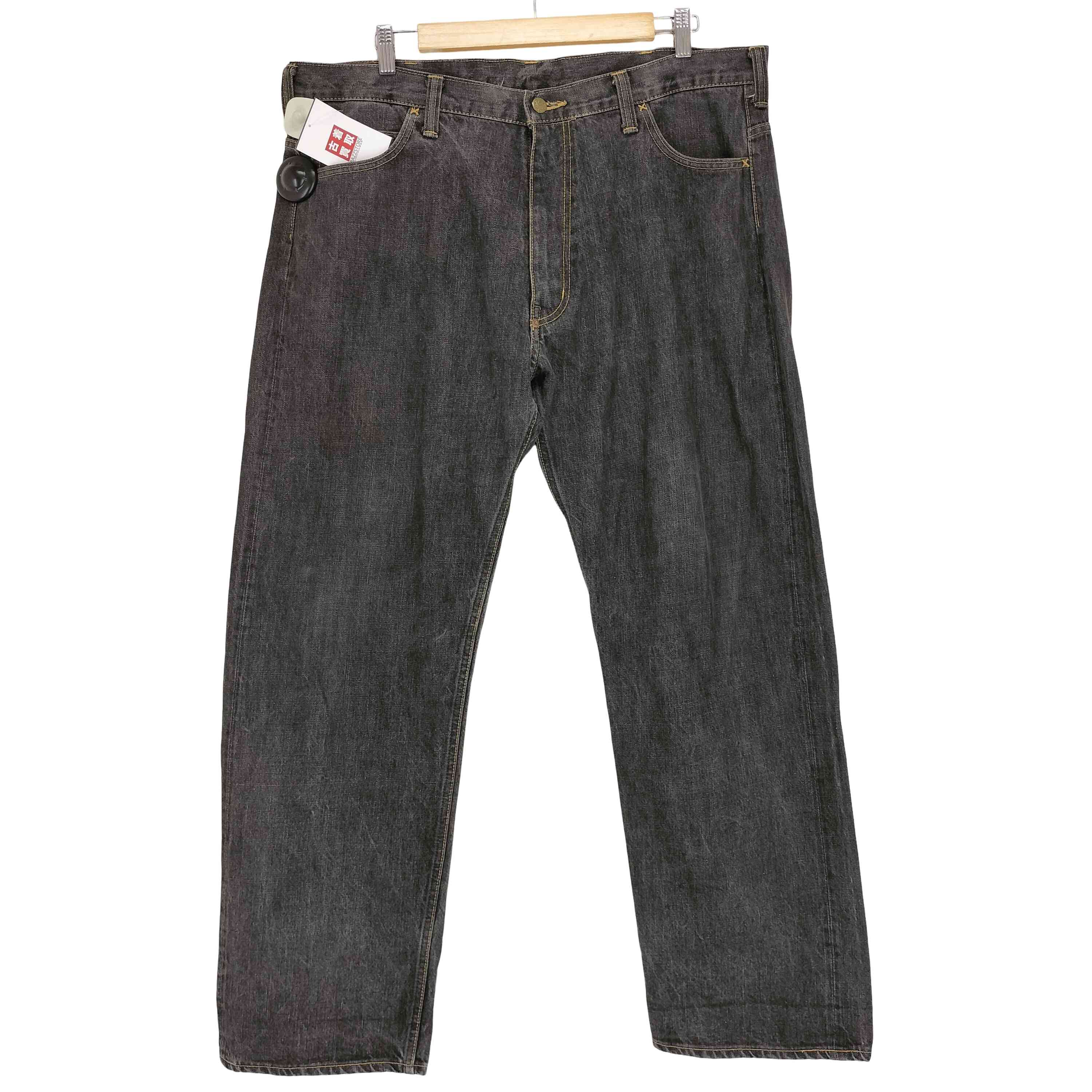 【中古】アンダーカット TENDERLOIN TALON ブラックバギーデニムパンツ メンズ 書きあらわす無