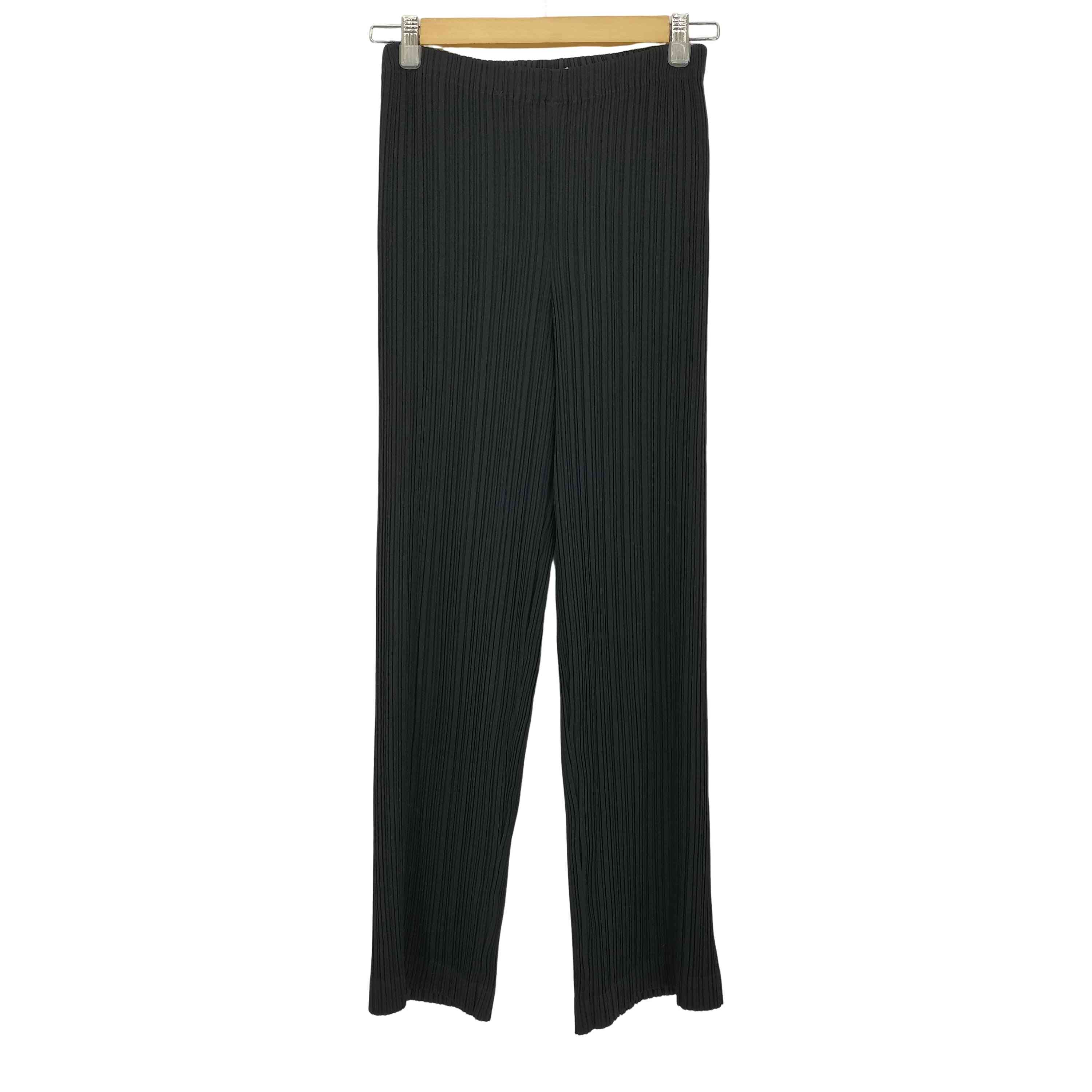 【中古】イッセイミヤケ ISSEY MIYAKE OLD プリーツパンツ レディース JPN：S