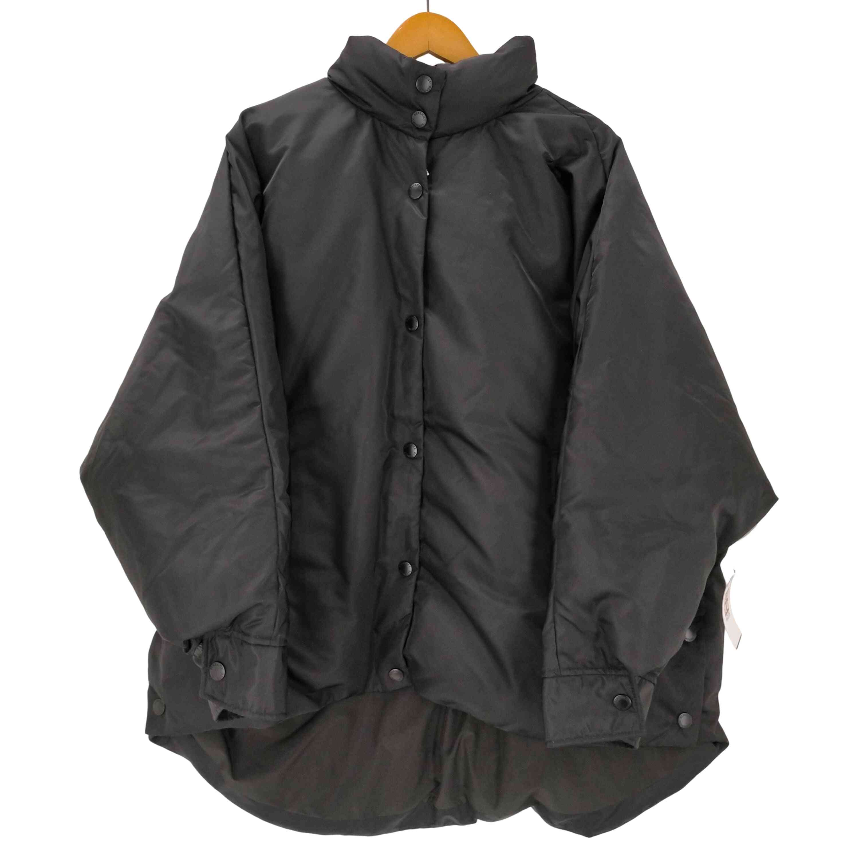 【中古】エーピーストゥディオ AP STUDIO 25AW BERENICE BLACK OVER DOWN JK 黒いこと 厚地の外套 落ち込む 上衣 レディース FREE