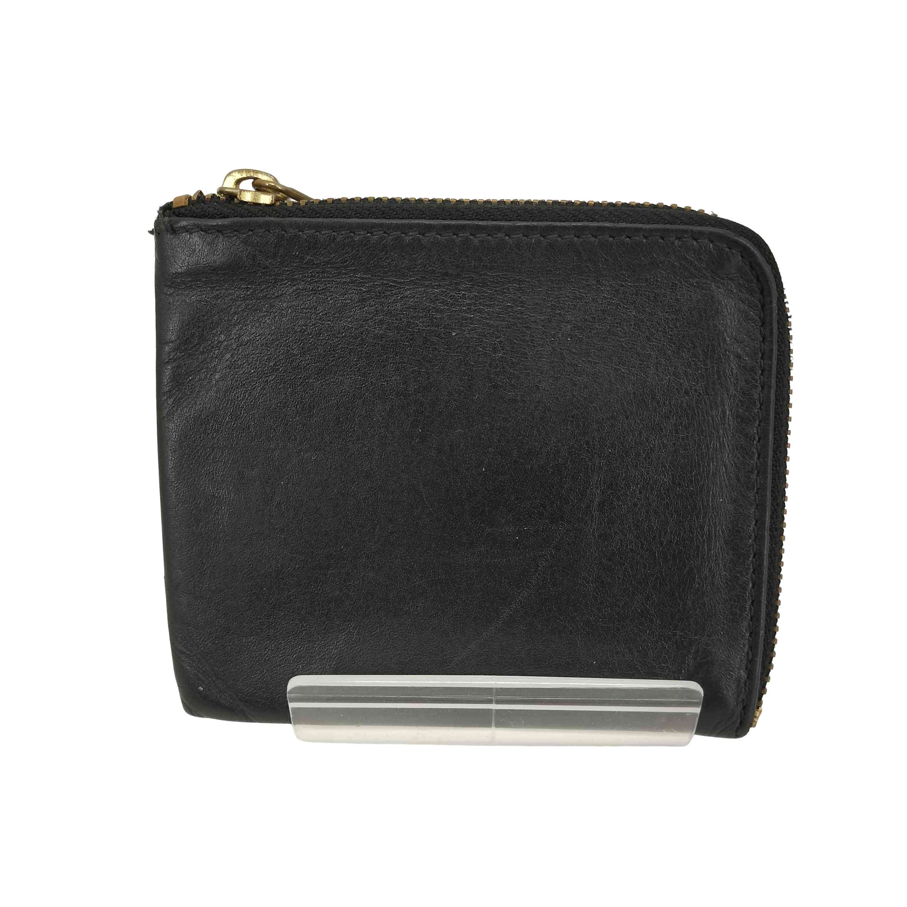 【中古】コムデ給仕 COMME des GARCONS ラウンドファスナーウォレット メンズ  書きあらわす無