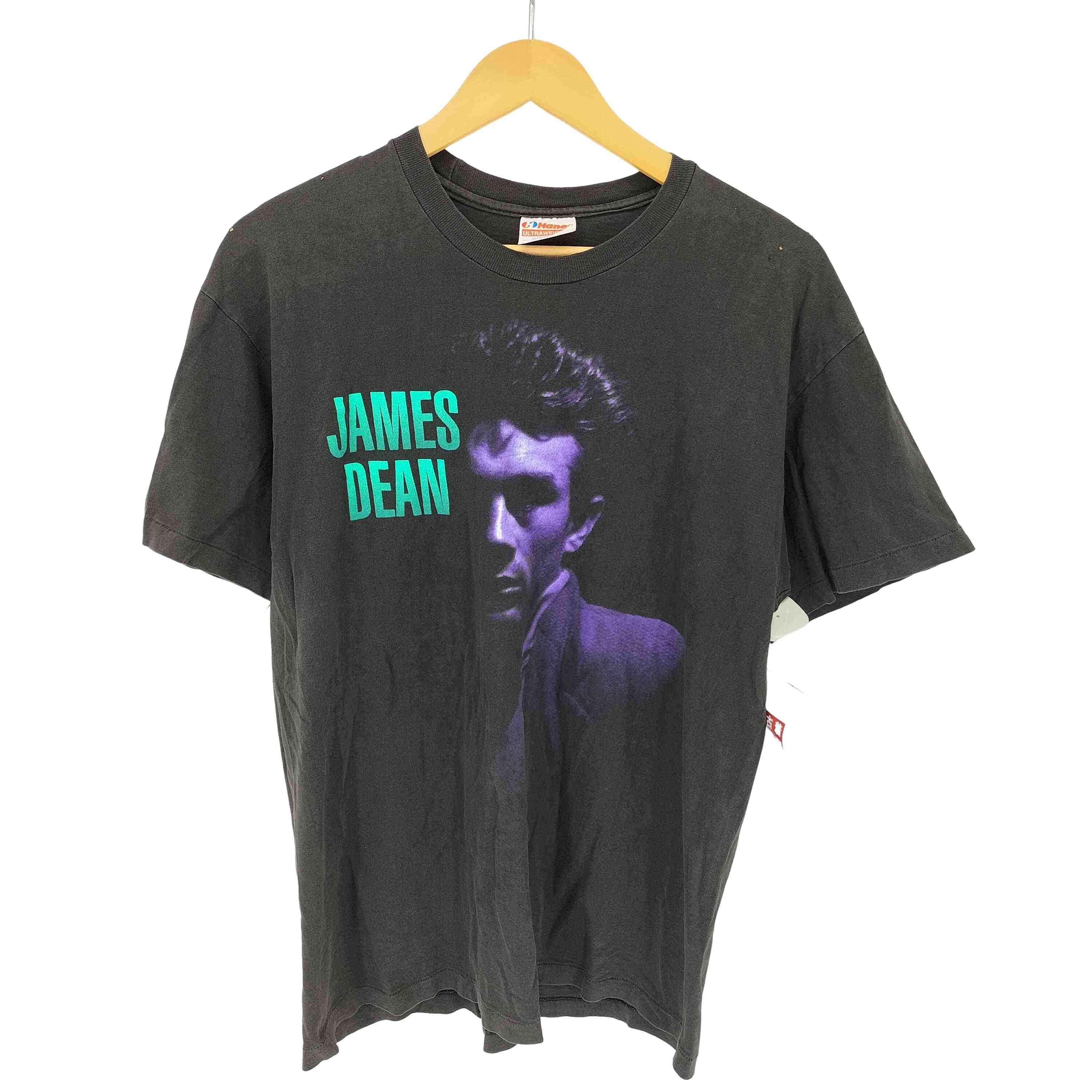 【中古】ヘインズ Hanes 90S USA製 両面プリント Tシャツ シングルステッチ メンズ import：L