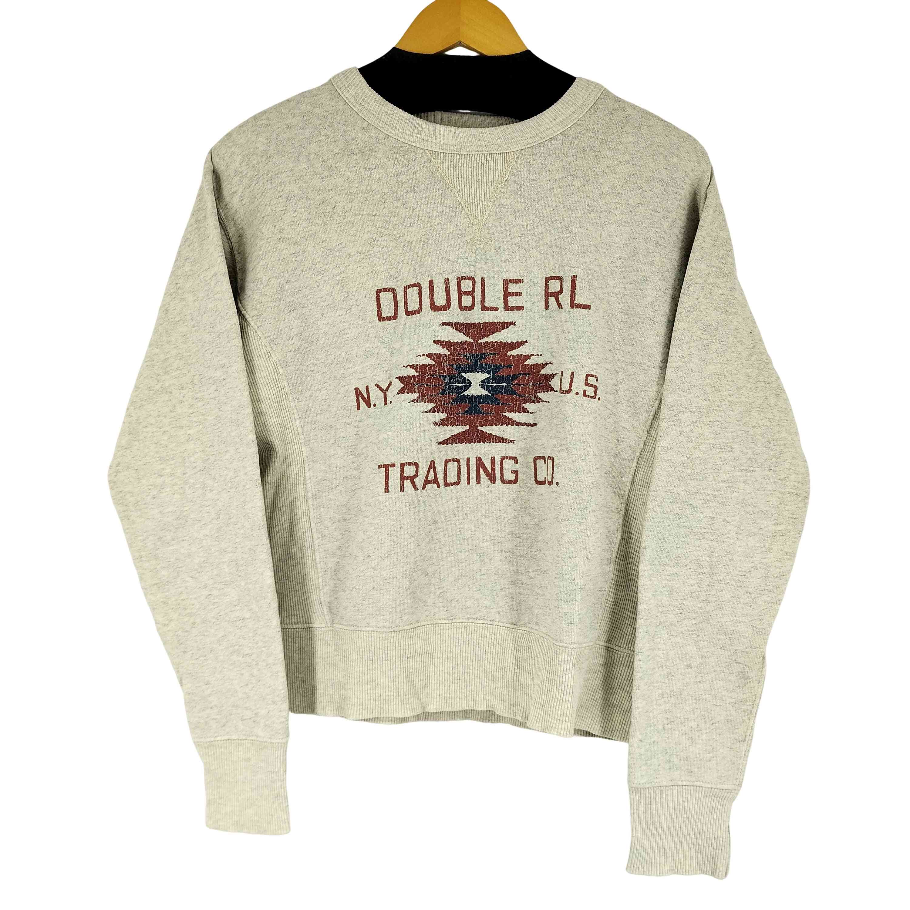 【中古】ダブルアールエルラルフローレン RRL RALPH LAUREN ロゴタイプ刷り上げる 両V 流汗 メンズ JPN：XS