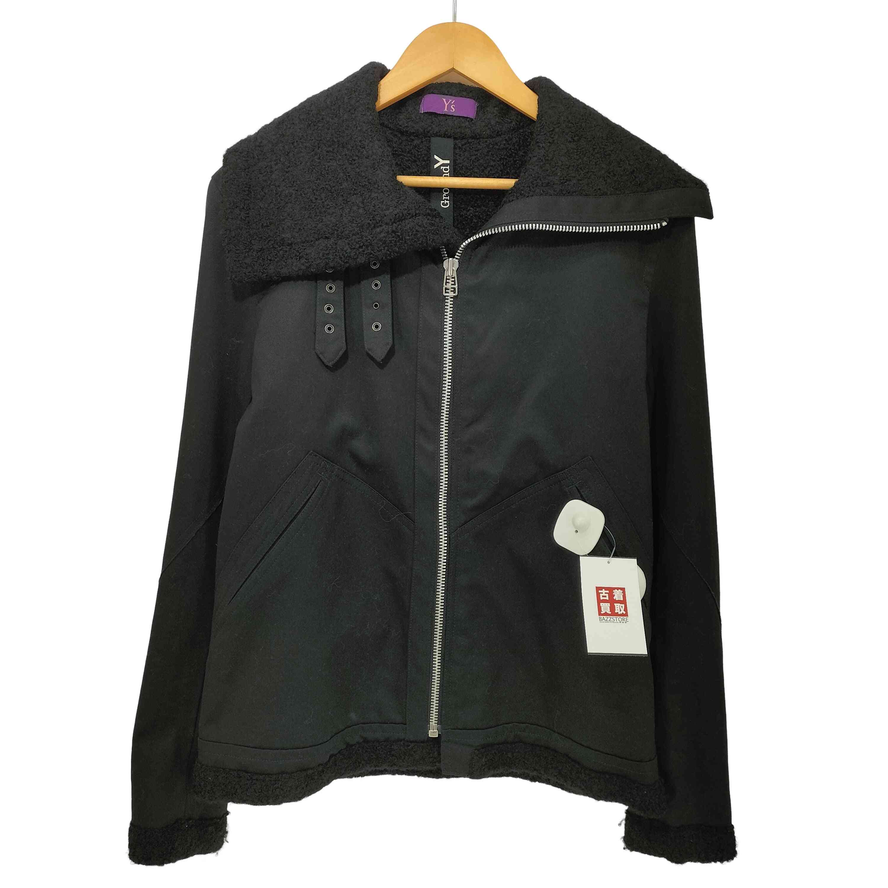 【中古】地べたワイ Ground Y Y\u0027s Pink コットンツイル ボア 細工物上衣 メンズ JPN：3