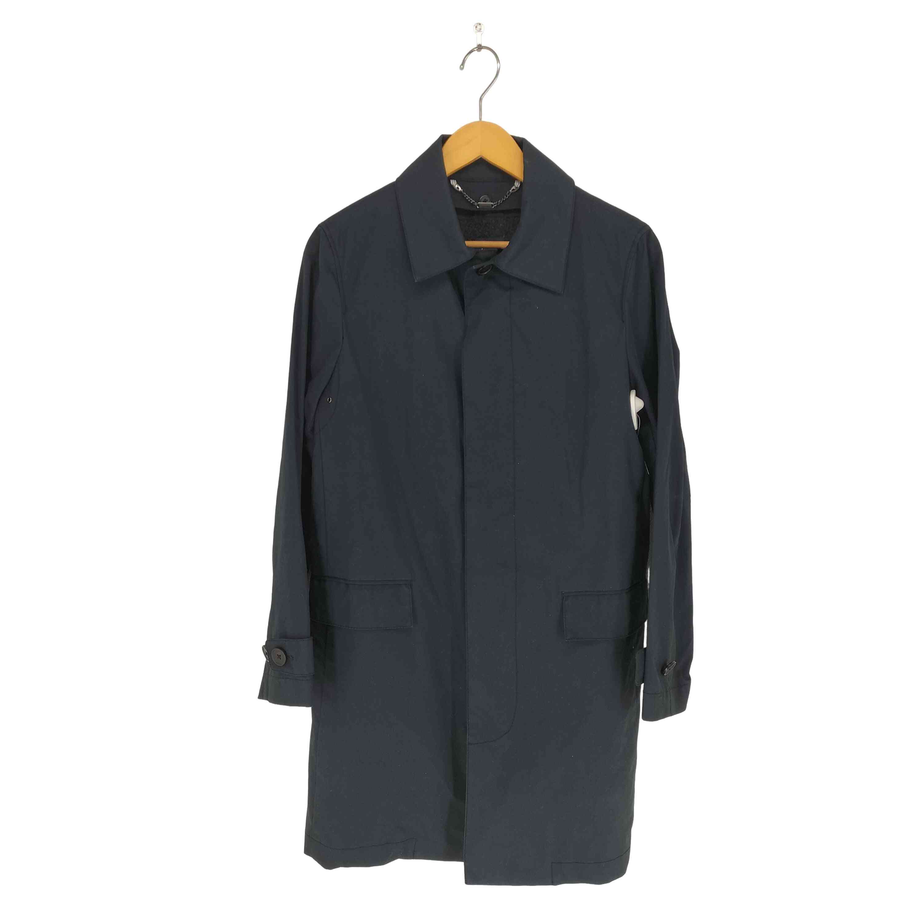 00s OLD GAP ブラック ボタン付きコート 中古・古着通販】OLD GAP (オールドギャップ) 00s レザーカーコート