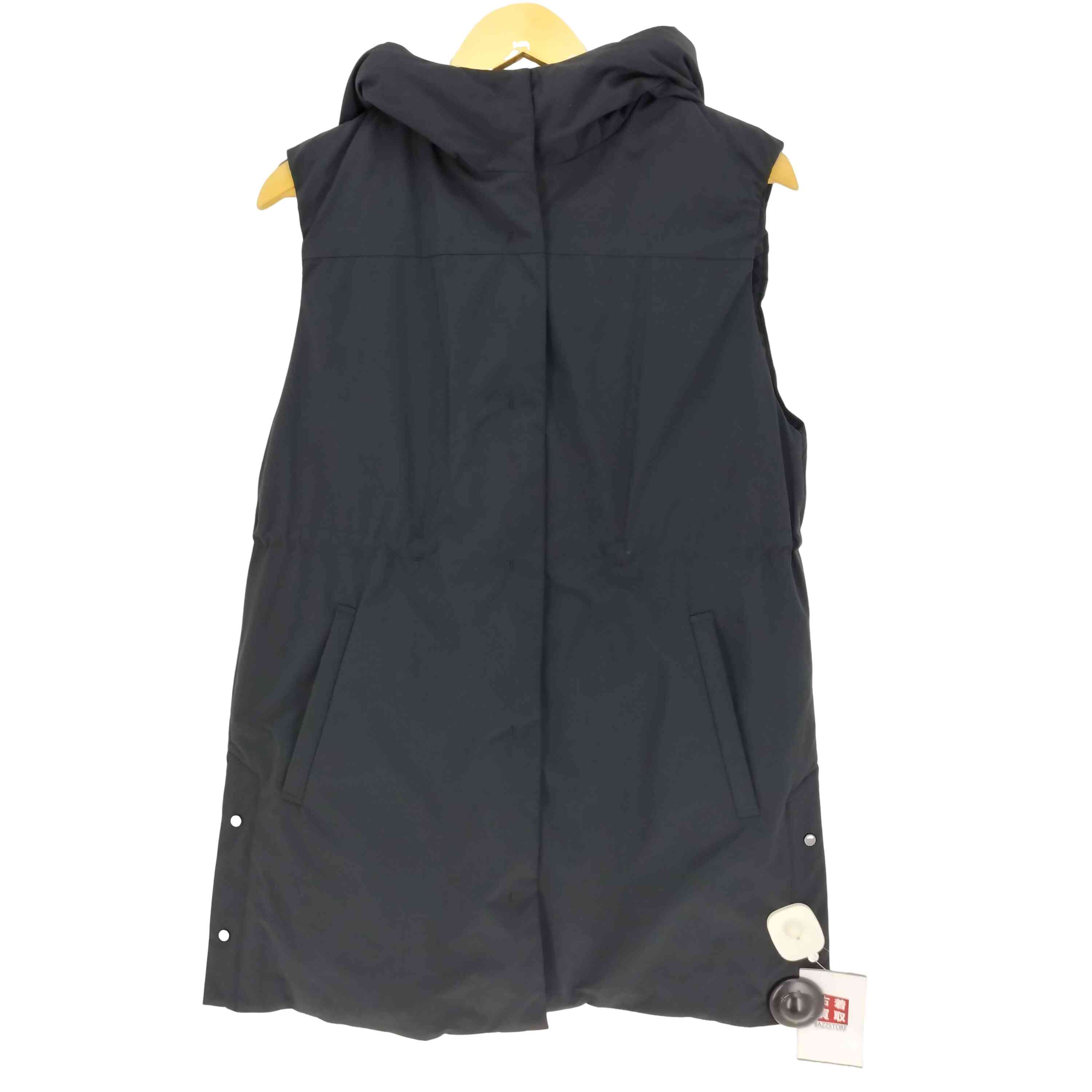 【中古】トランスワーク TRANS WORK メモリー タフタ ロング ダウン ベスト レディース JPN：38