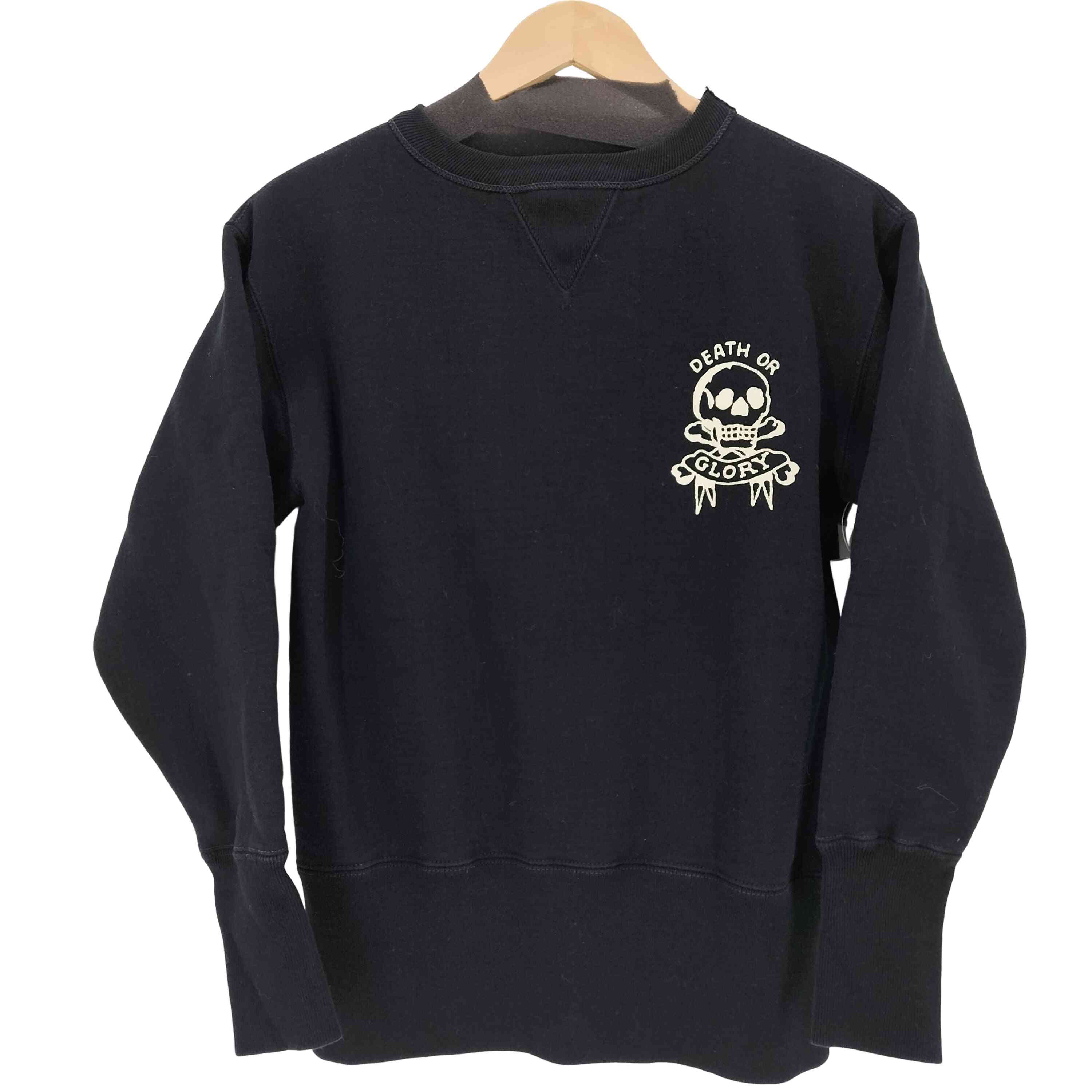 【中古】アンダーカット TENDERLOIN DEATH OR GLORY Vガゼット プリントクルーネックスウェット メンズ import：XS