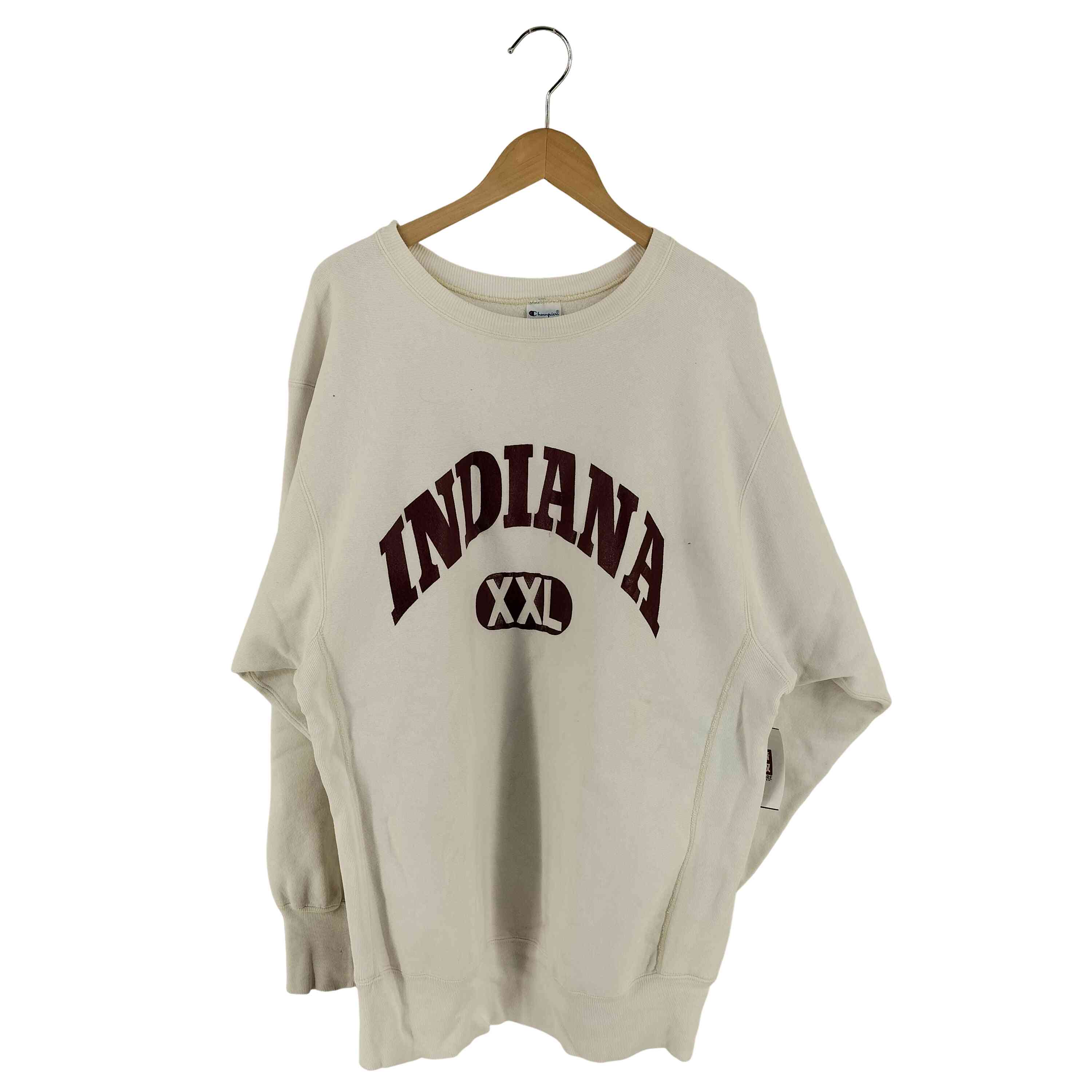 【中古】はやりっ児 Champion 90S USA製 刷り上げる リバースウィーブ REVERSE WEAVE 汗水 メンズ import：XXL
