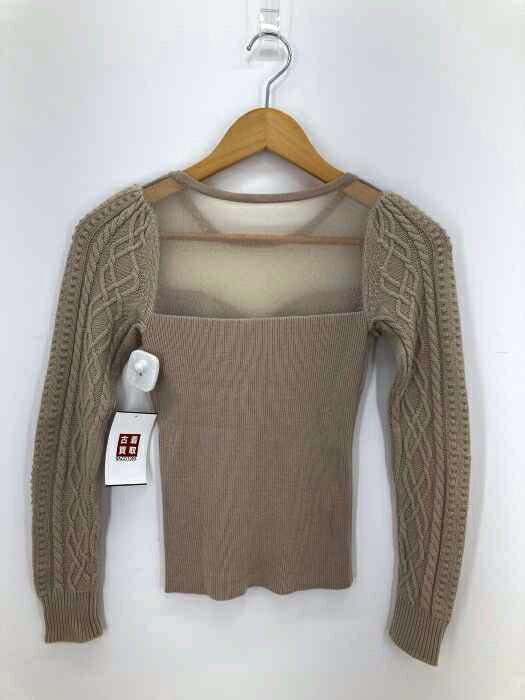 楽天市場 Snidel スナイデル ニット セーター レディース ピンク系 Free Free ケーブル袖切替チュールニット 中古 ブランド古着バズストアbazzstore 0512 Bazzstore ブランド古着バズストア