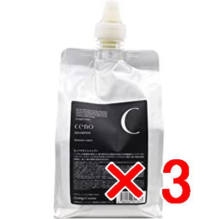 ☆【送料無料】 オレンジコスメ / CENO セノ ヘマチンシャンプー HR 1000ml レフィル 【3個】|B.B / BEAUTY.BEAUTY