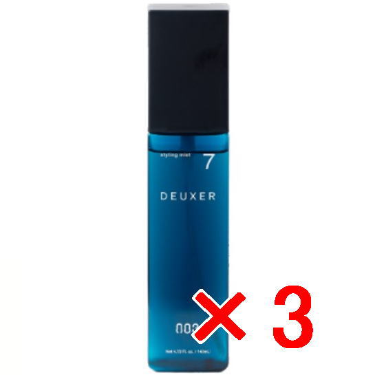 ☆【送料無料】 ナンバースリー 003 ／ デューサー スタイリング 　ミスト 7 140ml 【3個】