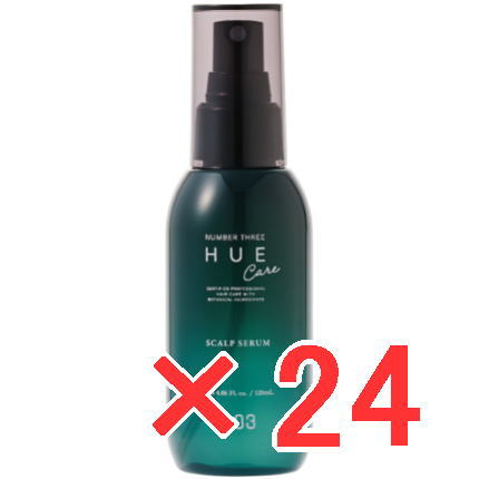 ☆【貨物輸送無料】 電話番号スリー 003 ／ HUE ヒュウケア スカルプセラム+ 120ml【24個】
