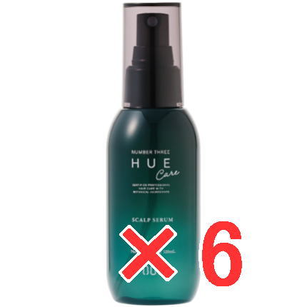 ☆【貨物輸送無料】 携帯電話スリー 003 ／ HUE ヒュウケア スカルプセラム+ 120ml【6個】