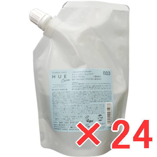 ☆【貨物輸送無料】 電話番号スリー 003 ／ HUE ヒュウケア スカルプセラム+ 240ml レフィル【24個】