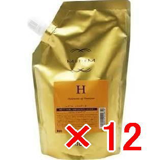 ☆【送料無料】 ナンバースリー 003 ／ ミュリアム ゴールド ／ ミュリアム シャンプー H 500ml 詰替 【12個】／4985514022679