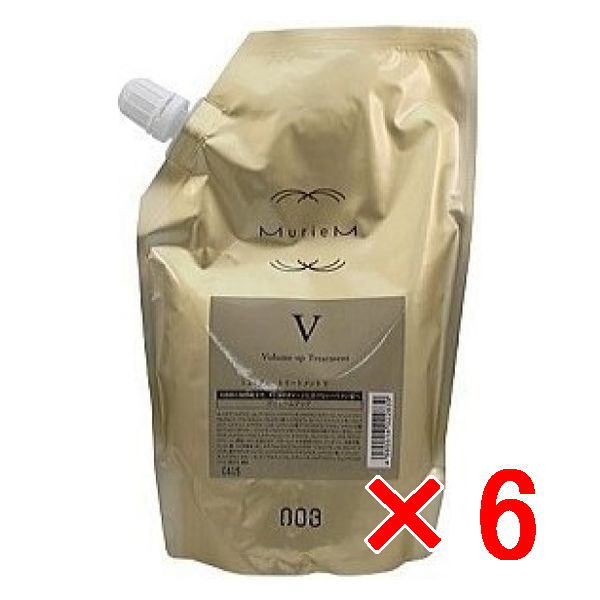 ☆【送料無料】 ナンバースリー 003 ／ ミュリアム ゴールド ／ ミュリアム トリートメント V 500g 詰替 【6個】 4985514022839